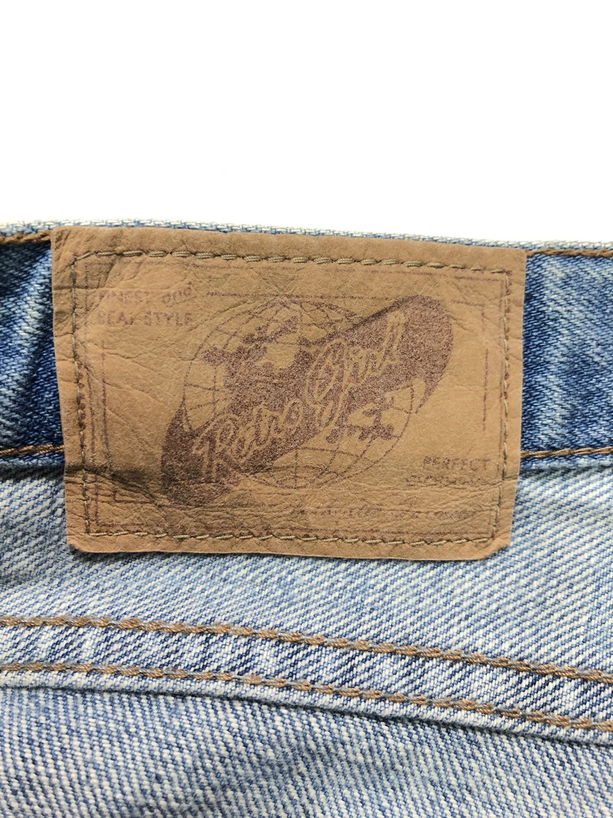 Japanese Brand RETRO GIRL DISTRESSED DENIM JAPAN 🇯🇵 Size US 32 / EU 48 - 5 Thumbnail