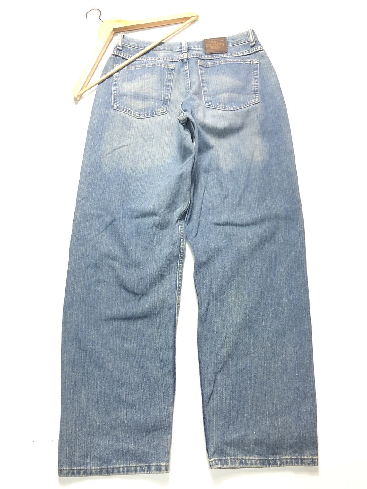 Lee × Vintage VINTAGE LEE DUNGAREES CANT BUST EM BLUE WASH DENIM Size US 31 - 10 Thumbnail
