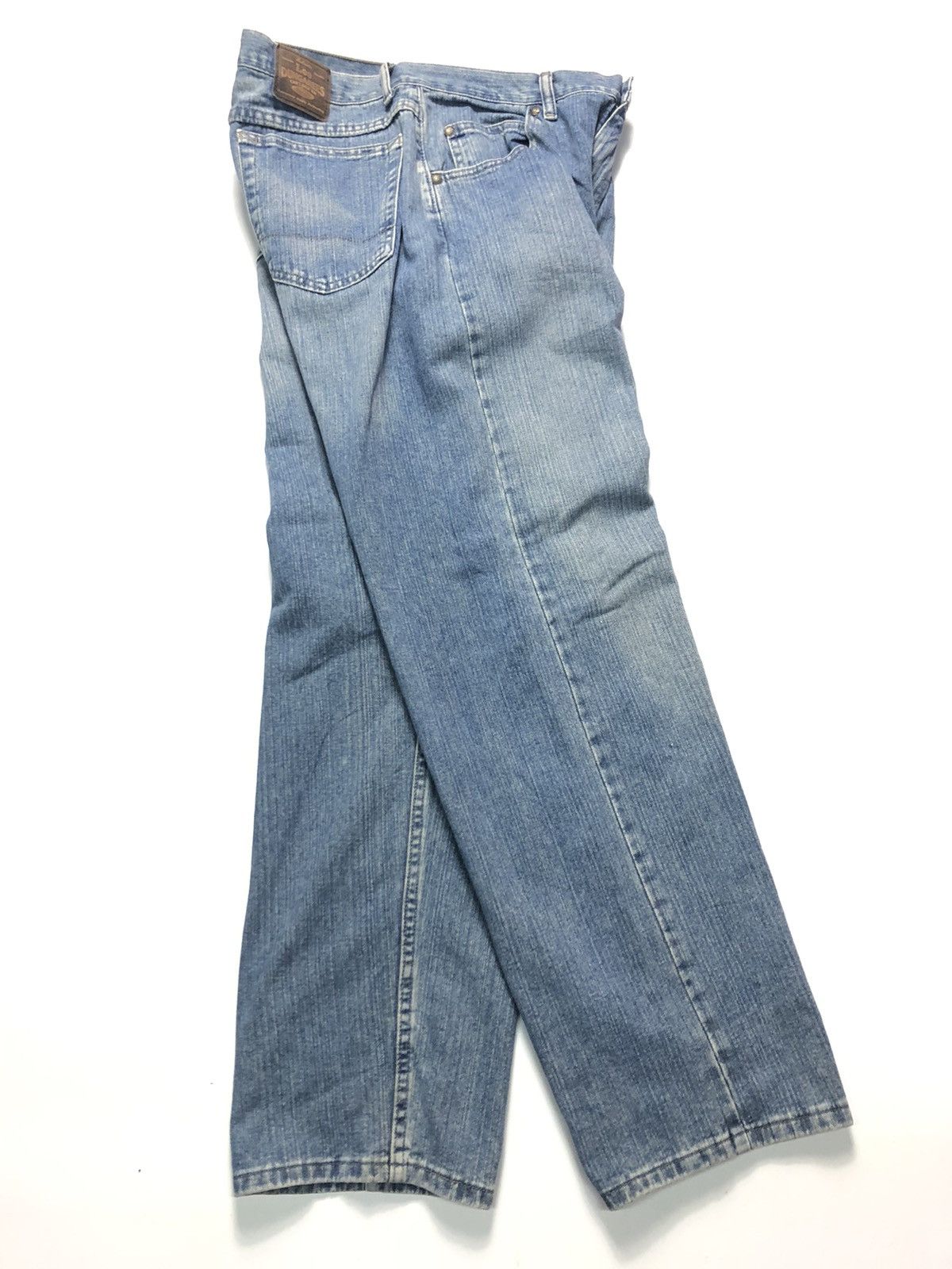 Lee × Vintage VINTAGE LEE DUNGAREES CANT BUST EM BLUE WASH DENIM Size US 31 - 14 Thumbnail