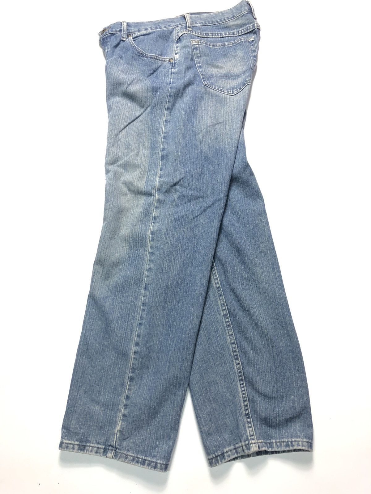 Lee × Vintage VINTAGE LEE DUNGAREES CANT BUST EM BLUE WASH DENIM Size US 31 - 13 Thumbnail
