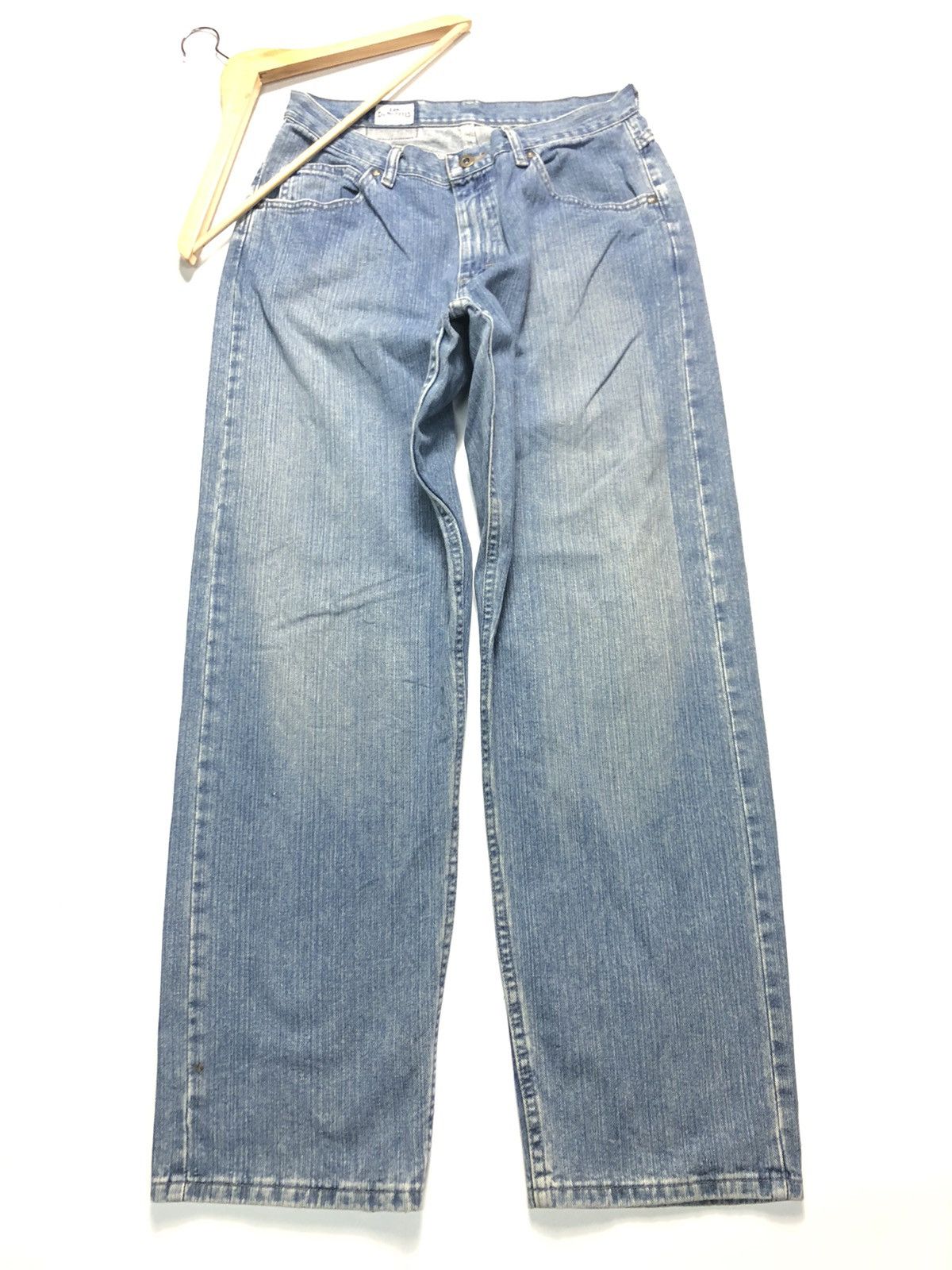 Lee × Vintage VINTAGE LEE DUNGAREES CANT BUST EM BLUE WASH DENIM Size US 31 - 2 Thumbnail