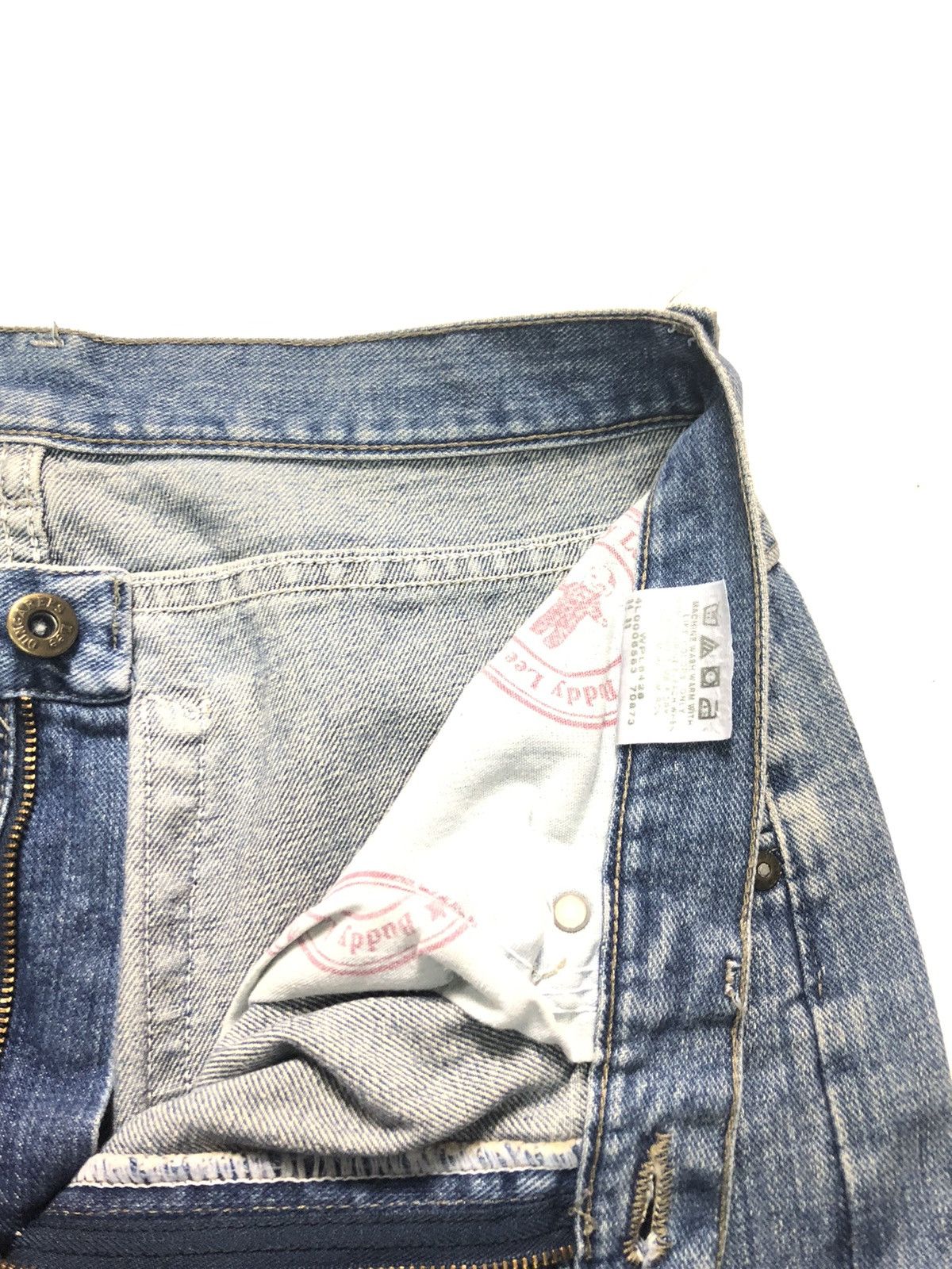 Lee × Vintage VINTAGE LEE DUNGAREES CANT BUST EM BLUE WASH DENIM Size US 31 - 5 Thumbnail