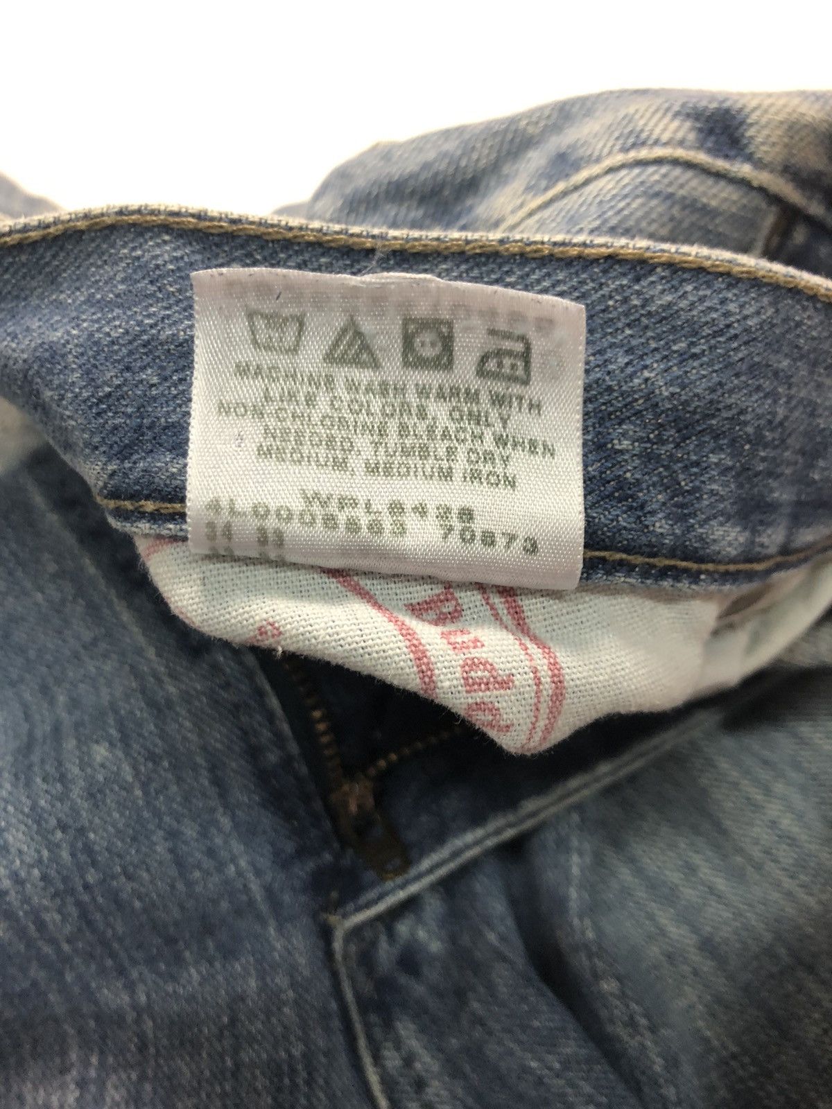Lee × Vintage VINTAGE LEE DUNGAREES CANT BUST EM BLUE WASH DENIM Size US 31 - 8 Thumbnail