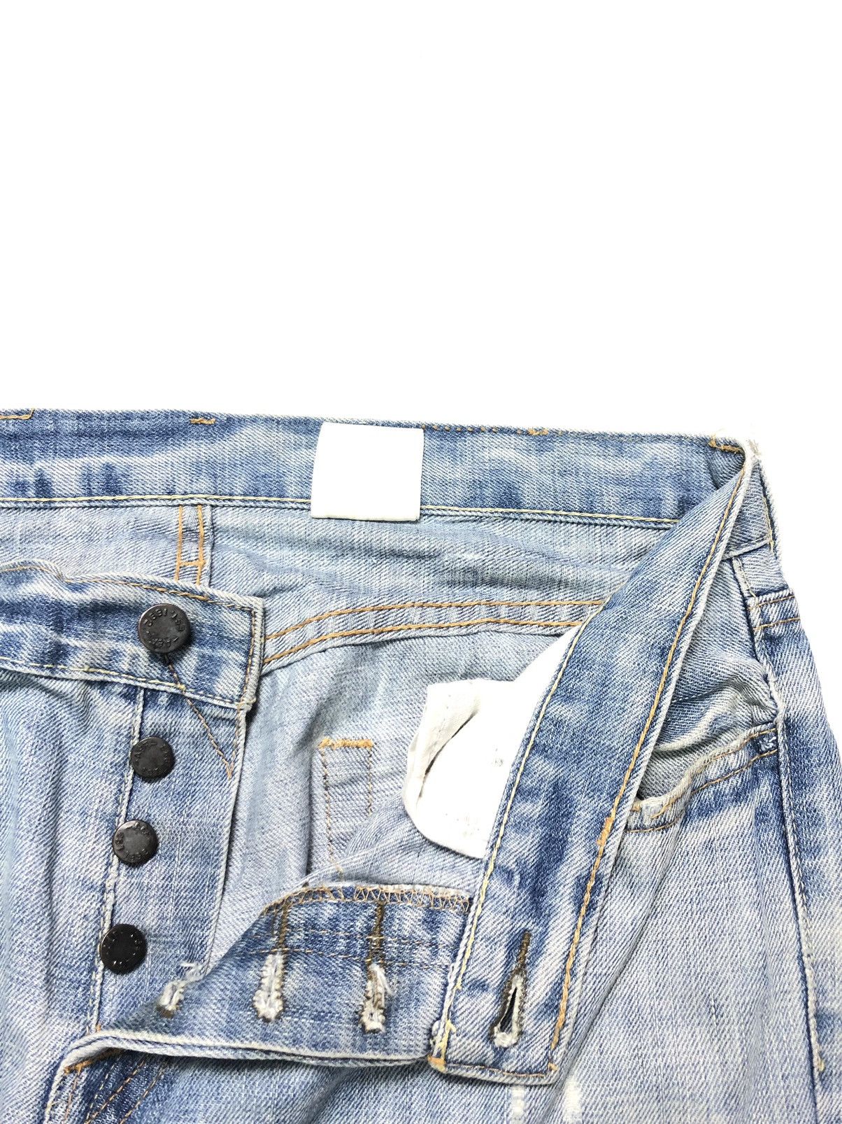 Abercrombie & Fitch × Vintage VINTAGE A&F LIGHT BLUE WASH DISTRESSED DENIM Size US 32 / EU 48 - 5 Thumbnail