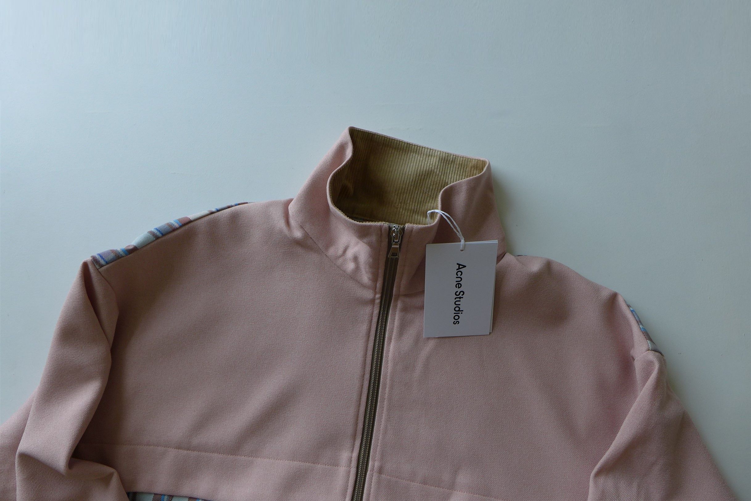 Acne Studios Acne Oversized Olenco Track Jacket - Blossom Pink & Lilac Size US L / EU 52-54 / 3 - 11 Thumbnail