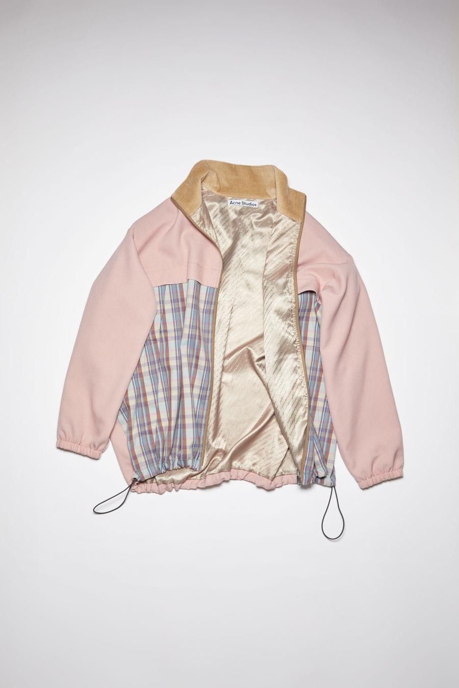 image of Acne Studios Acne Oversized Olenco Track Jacket - Blossom Pink & Lilac, Men's (Size 2XL)