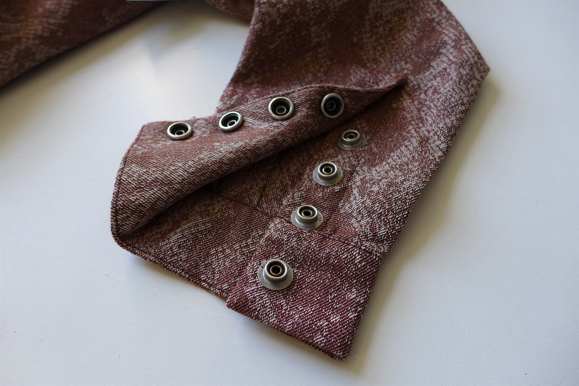 Acne Studios Acne Studios Python Print Shirt - Rust Red Size US M / EU 48-50 / 2 - 12 Thumbnail
