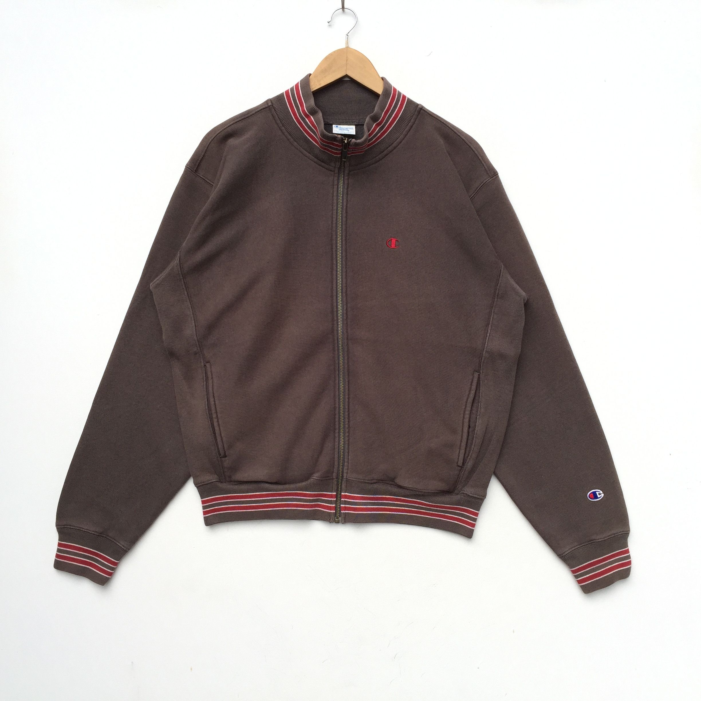 Champion × Vintage Vintage Champion Reverse Wave Jacket Sweatshirt Size US L / EU 52-54 / 3 - 1 Thumbnail