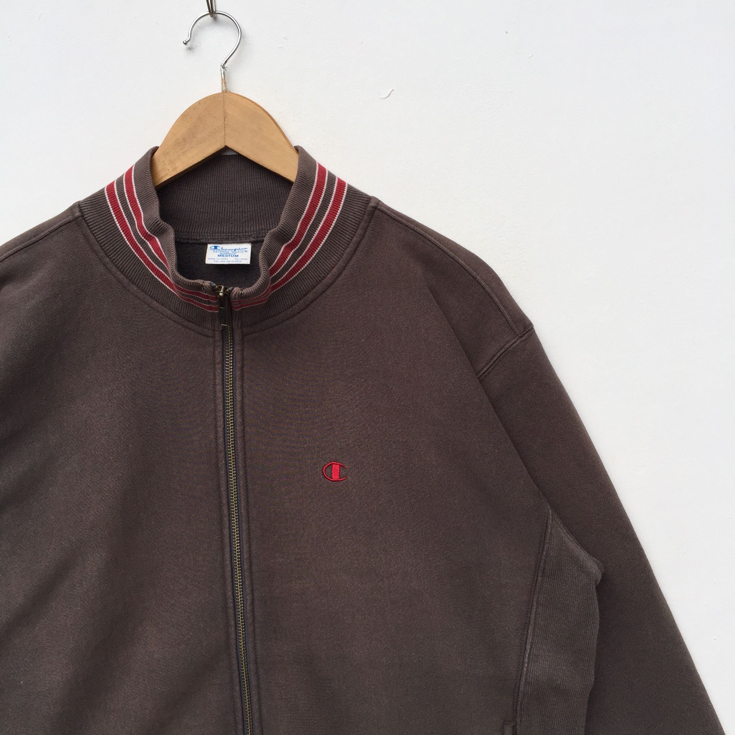 Champion × Vintage Vintage Champion Reverse Wave Jacket Sweatshirt Size US L / EU 52-54 / 3 - 2 Thumbnail