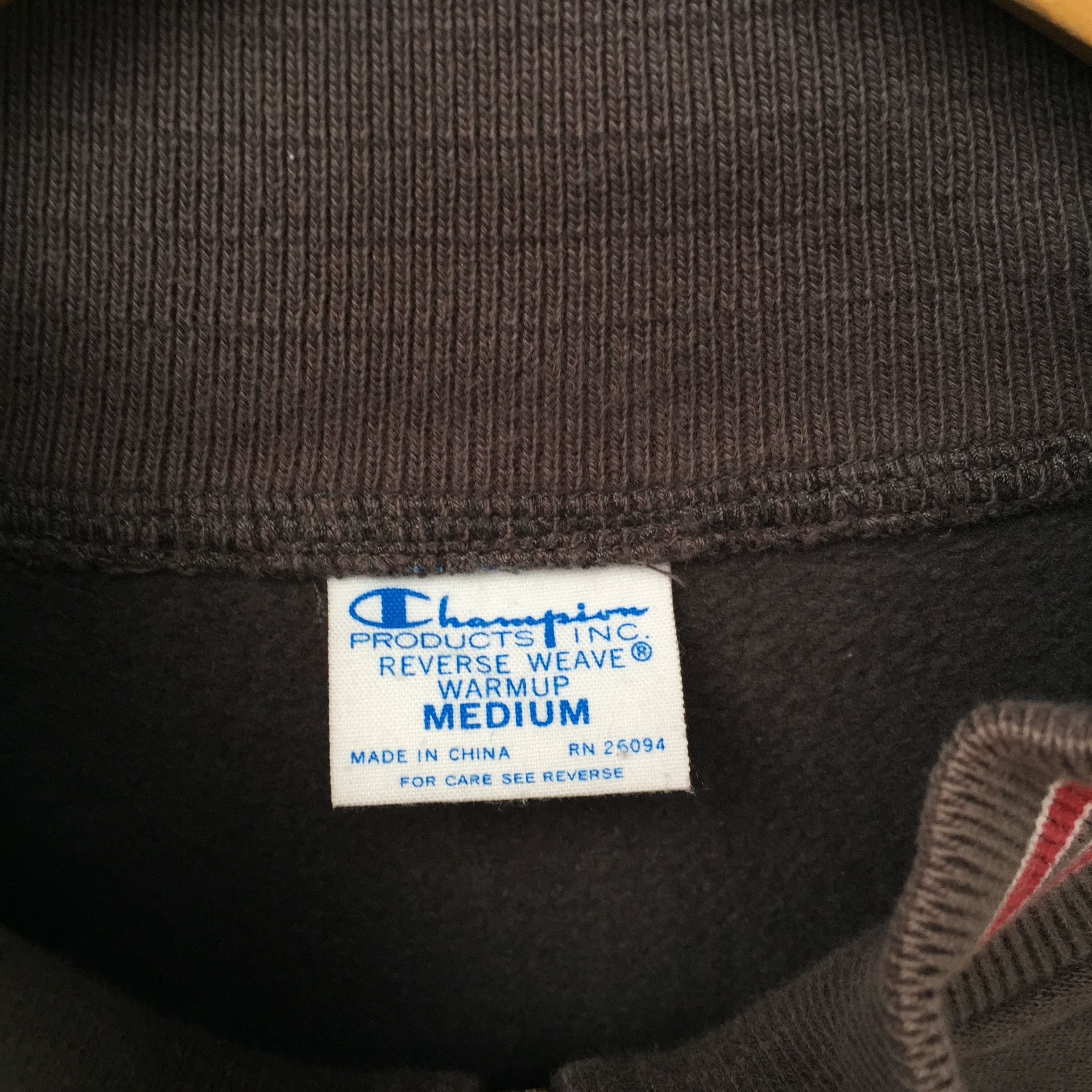 Champion × Vintage Vintage Champion Reverse Wave Jacket Sweatshirt Size US L / EU 52-54 / 3 - 3 Thumbnail