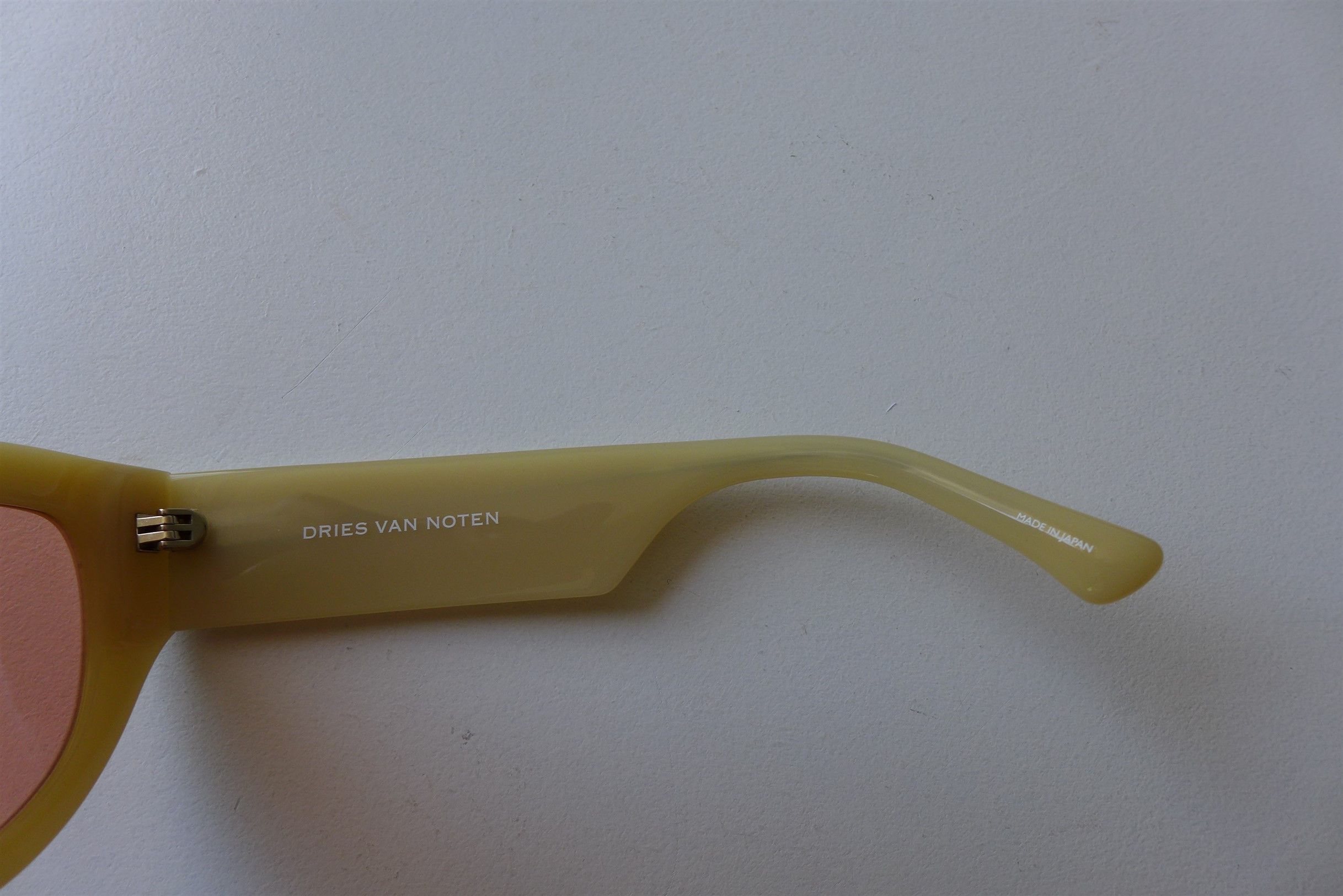 Dries Van Noten Dries Van Noten 209 Sunglasses - Beige Acetate Size ONE SIZE - 12 Thumbnail