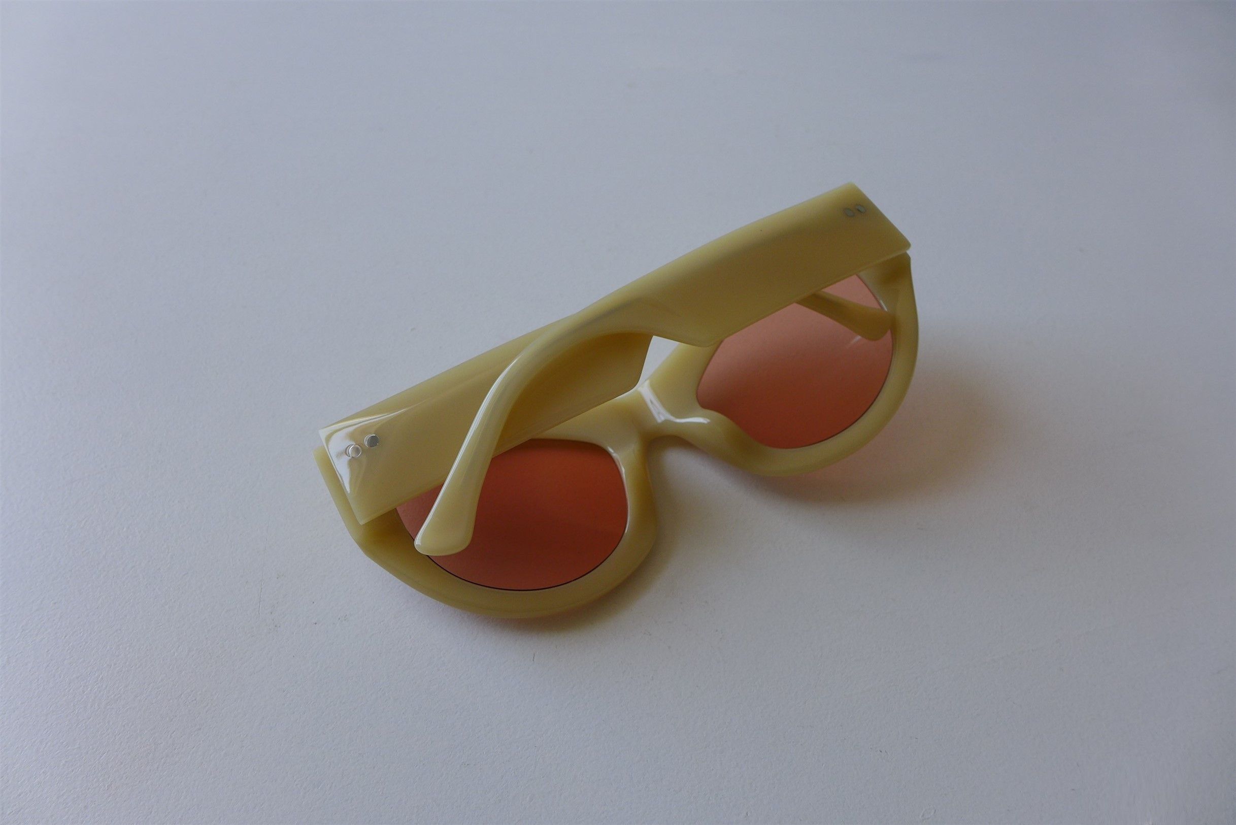 Dries Van Noten Dries Van Noten 209 Sunglasses - Beige Acetate Size ONE SIZE - 6 Thumbnail
