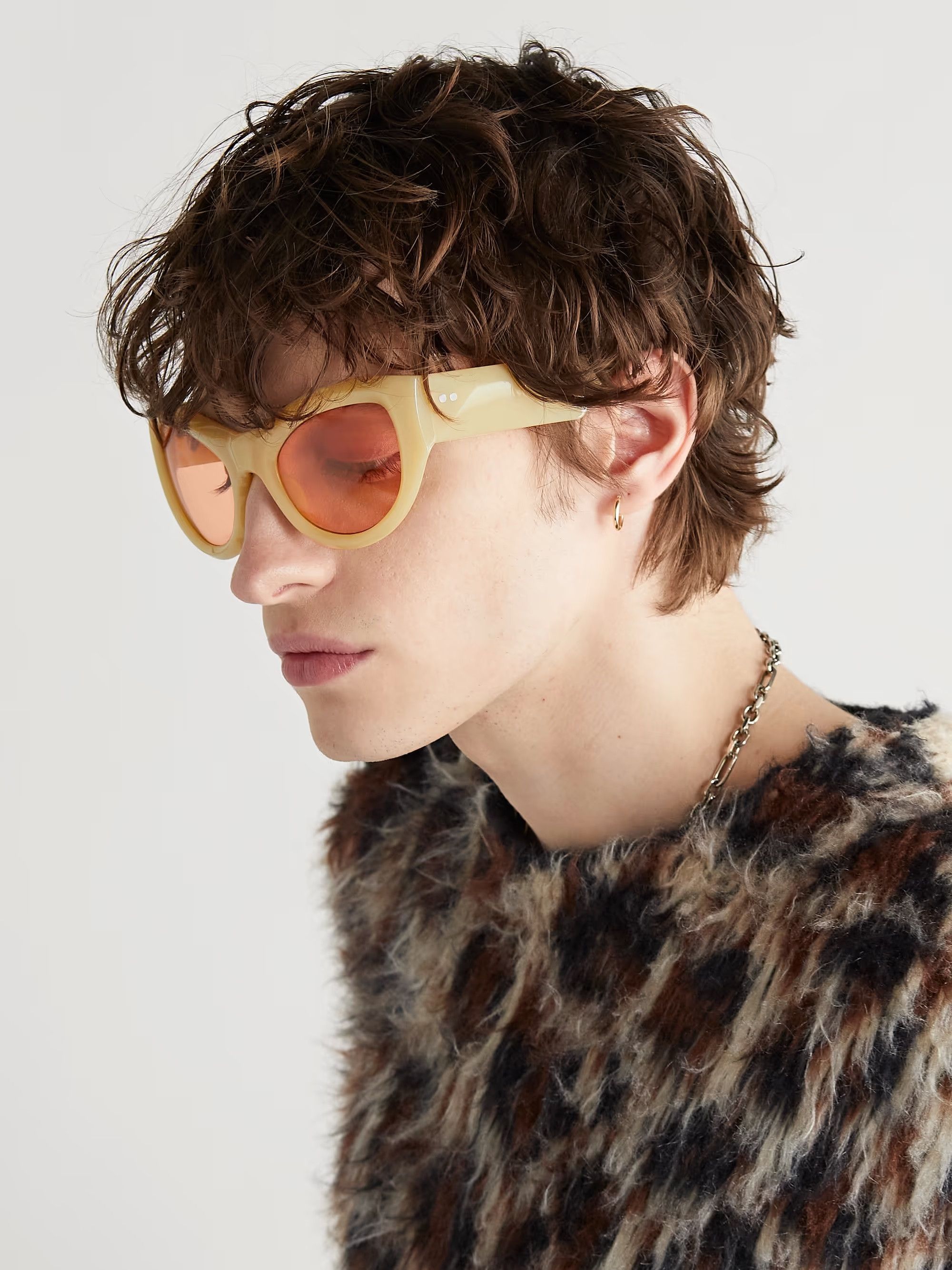 Dries Van Noten 209 Sunglasses - Beige Acetate