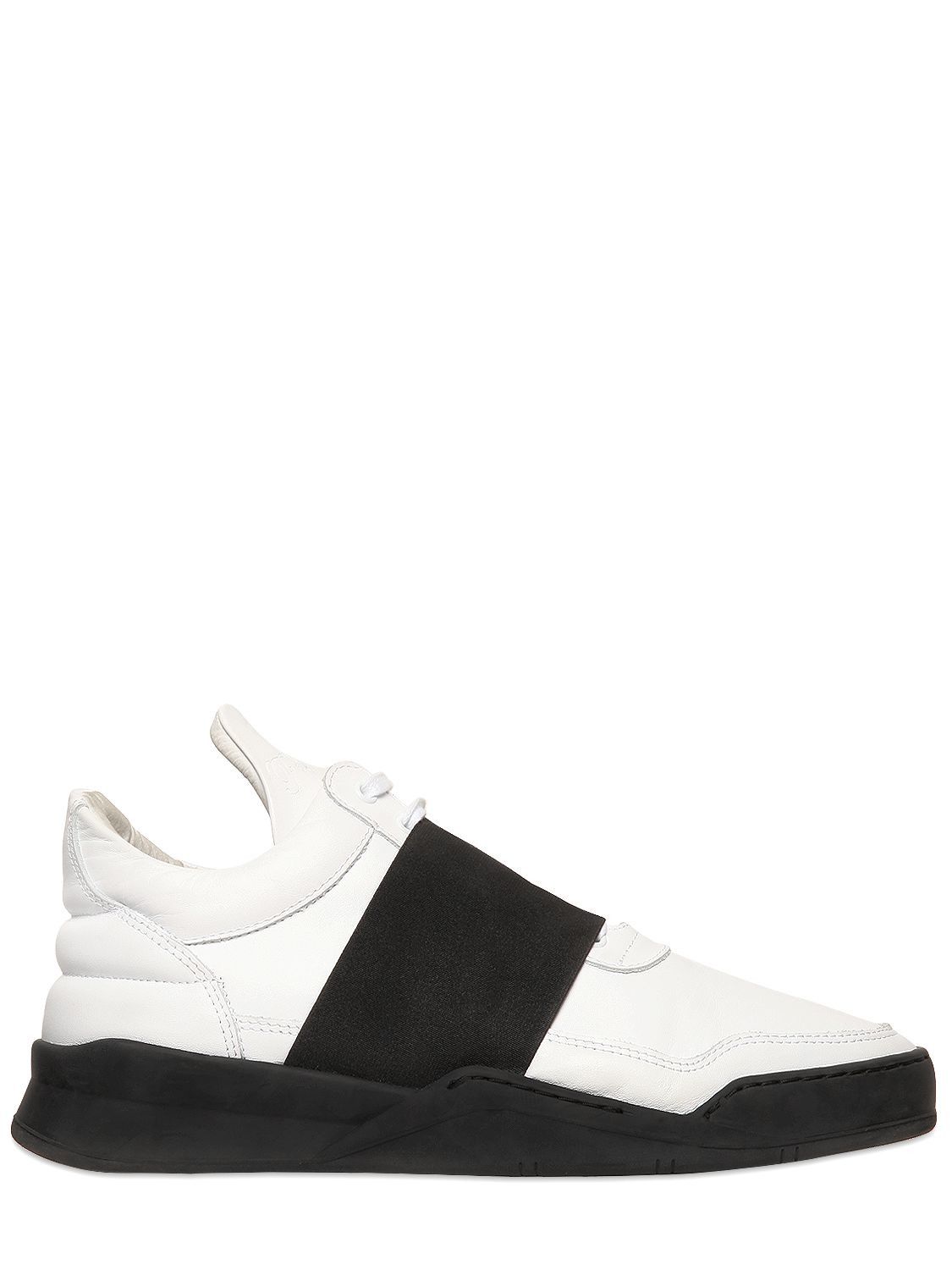 image of Filling Pieces Ss16 Low Top Sneakers - Elastic White, Men's (Size 10)