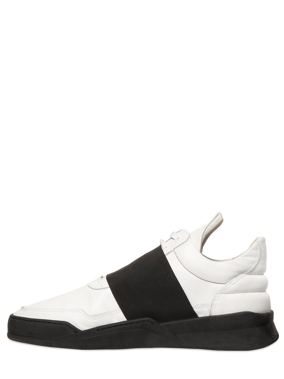 Filling Pieces Filling Pieces SS16 Low Top Sneakers - Elastic White Size US 10 / EU 43 - 2 Thumbnail