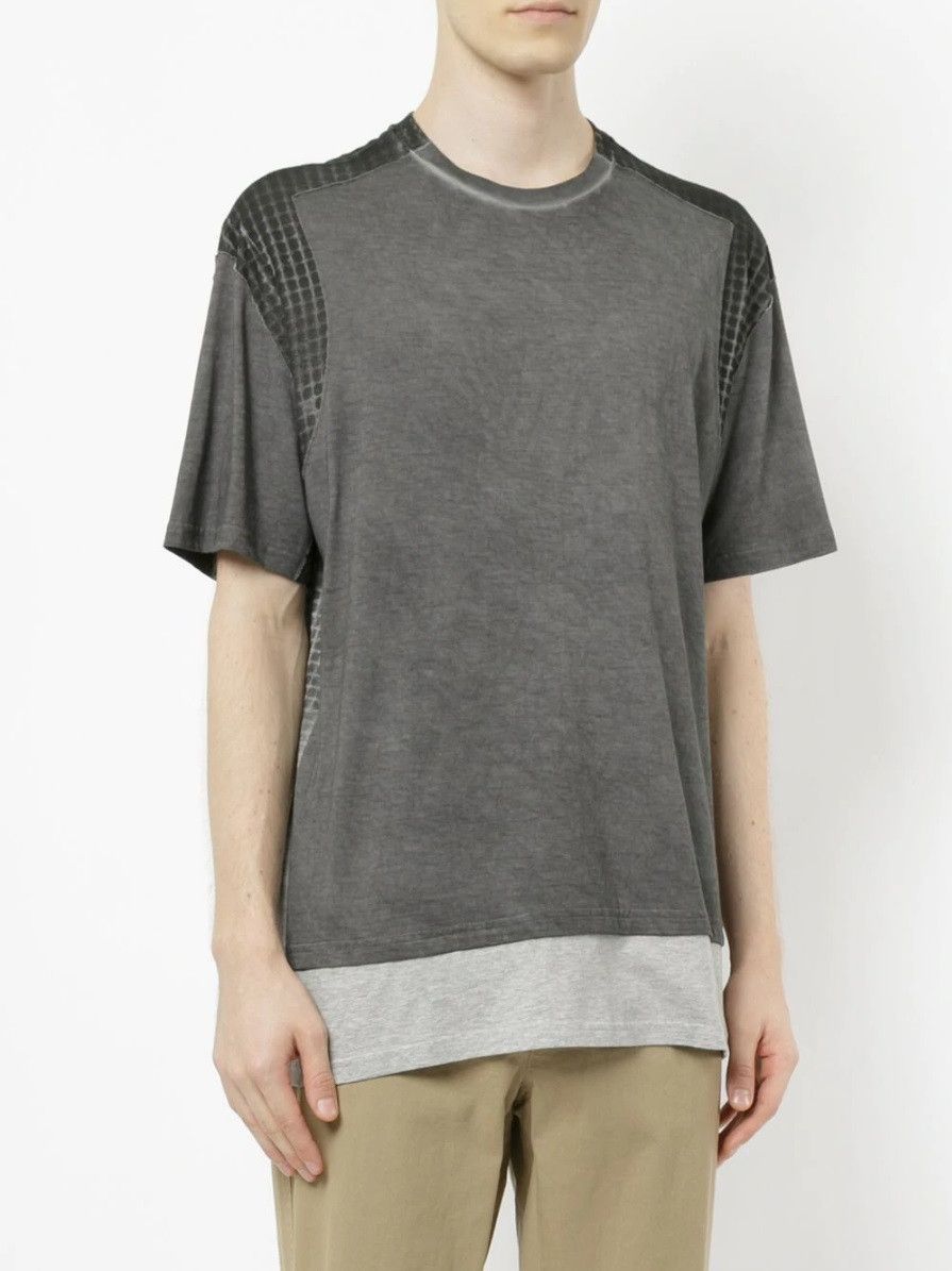 Maison Margiela Margiela FW17 Patchwork Grey T-Shirt Size US M / EU 48-50 / 2 - 1 Thumbnail