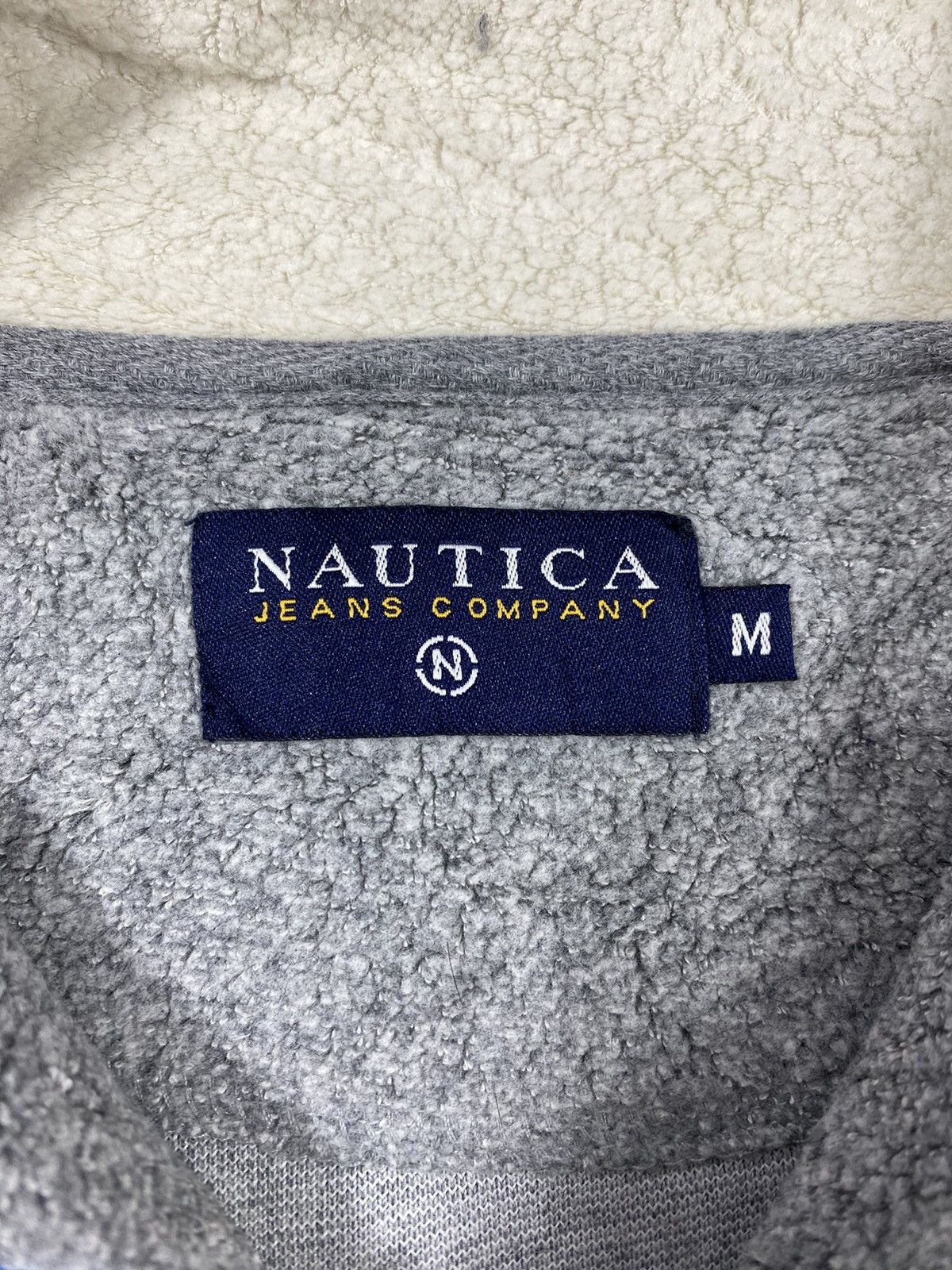 Nautica × Vintage Vintage Nautica Big Logo Sweatshirt Oversized Size M Size US M / EU 48-50 / 2 - 8 Thumbnail