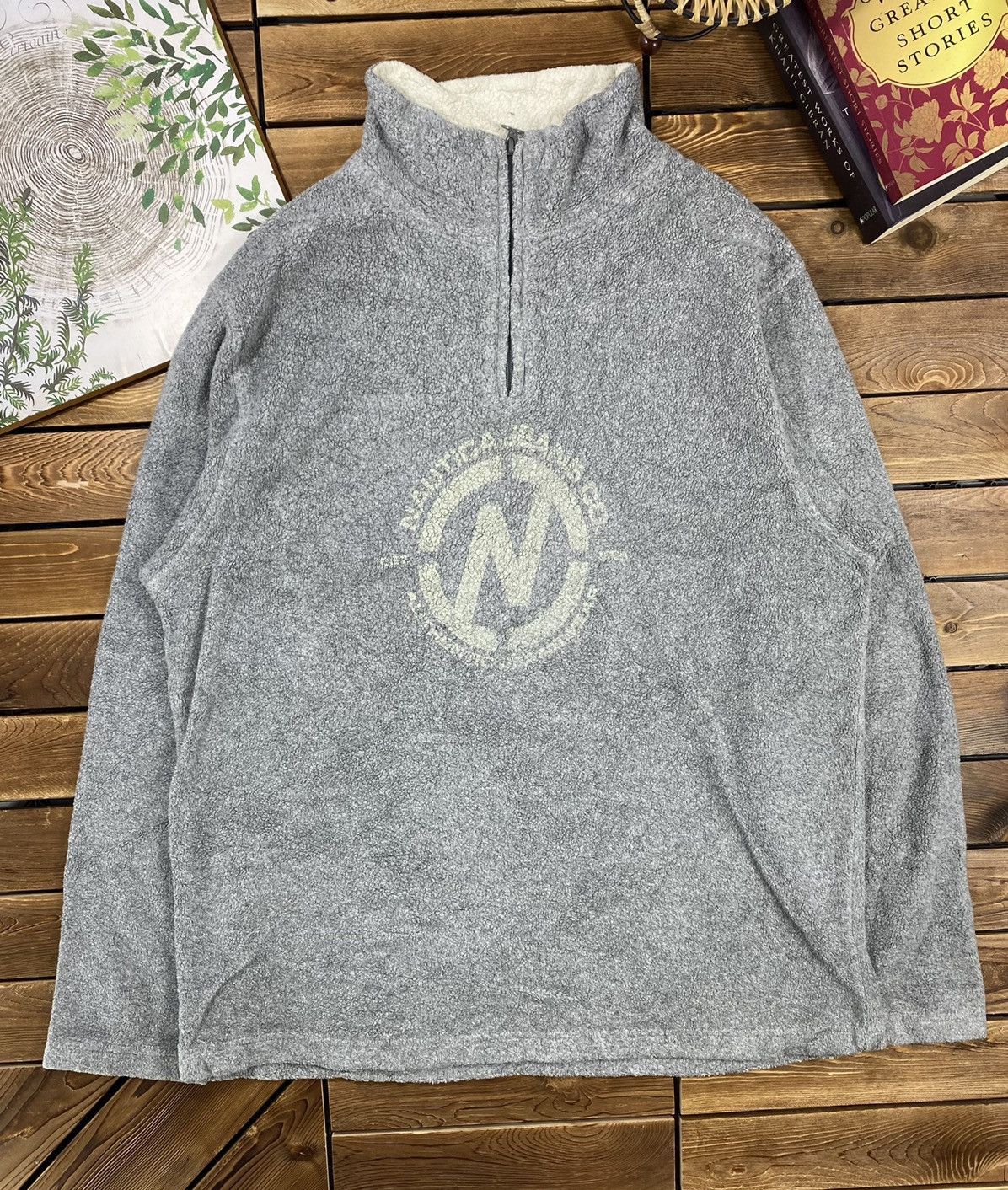 Nautica × Vintage Vintage Nautica Big Logo Sweatshirt Oversized Size M Size US M / EU 48-50 / 2 - 2 Thumbnail