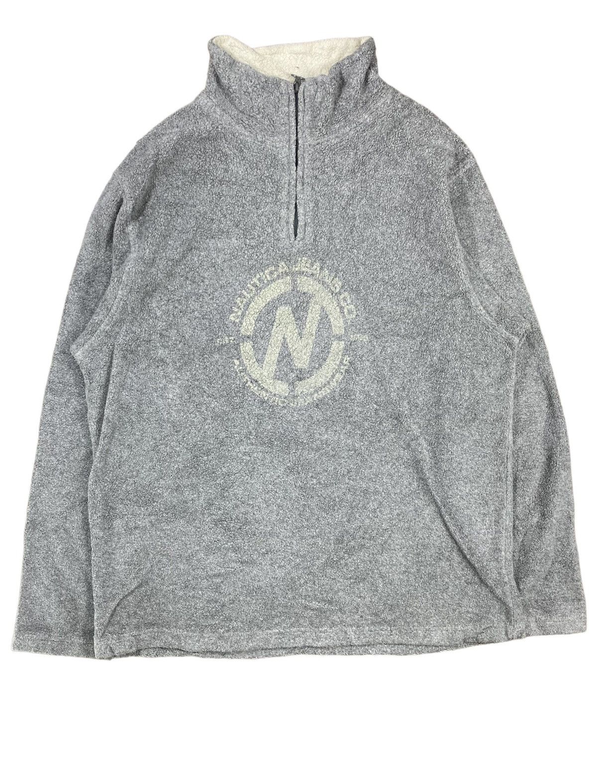 Nautica × Vintage Vintage Nautica Big Logo Sweatshirt Oversized Size M Size US M / EU 48-50 / 2 - 1 Thumbnail