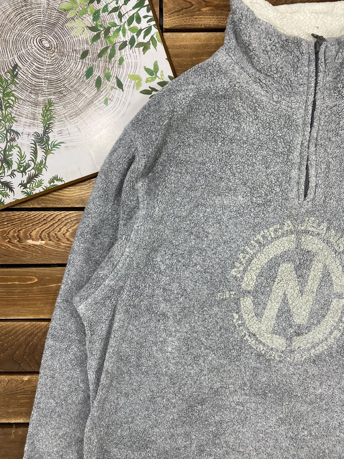 Nautica × Vintage Vintage Nautica Big Logo Sweatshirt Oversized Size M Size US M / EU 48-50 / 2 - 6 Thumbnail