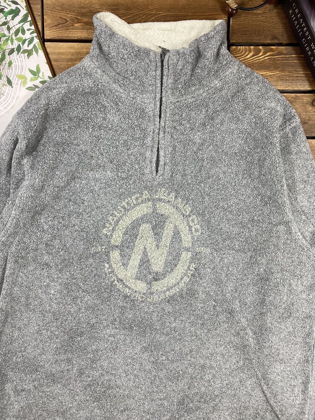 Nautica × Vintage Vintage Nautica Big Logo Sweatshirt Oversized Size M Size US M / EU 48-50 / 2 - 7 Thumbnail