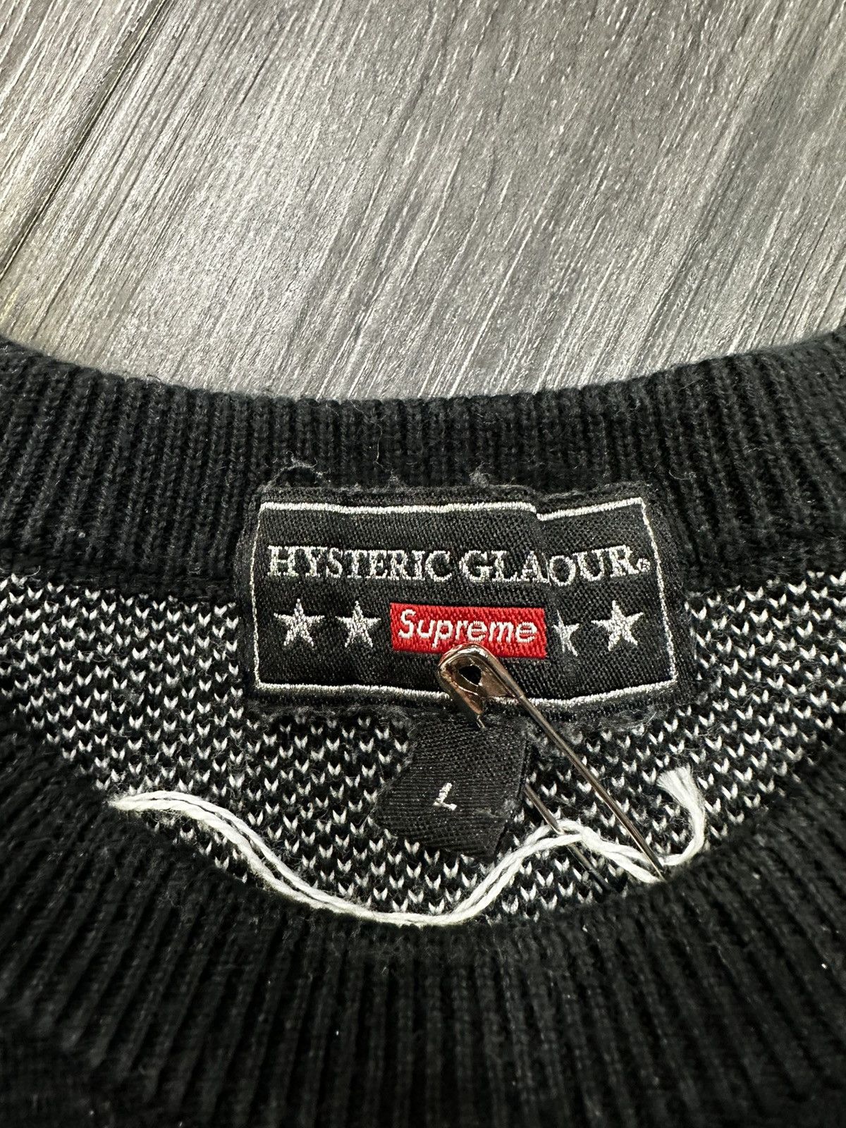 Supreme Supreme Hysteric Glamour Fuck You Crewneck Black Size Large Size US L / EU 52-54 / 3 - 2 Thumbnail
