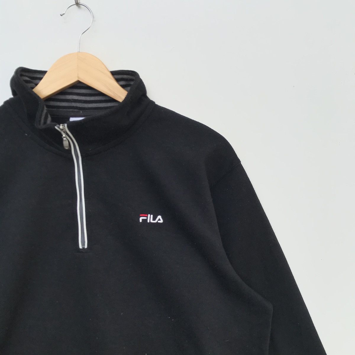 Fila × Vintage Vintage Fila Biela Italia Sweatshirt Fashion Size US L / EU 52-54 / 3 - 2 Thumbnail
