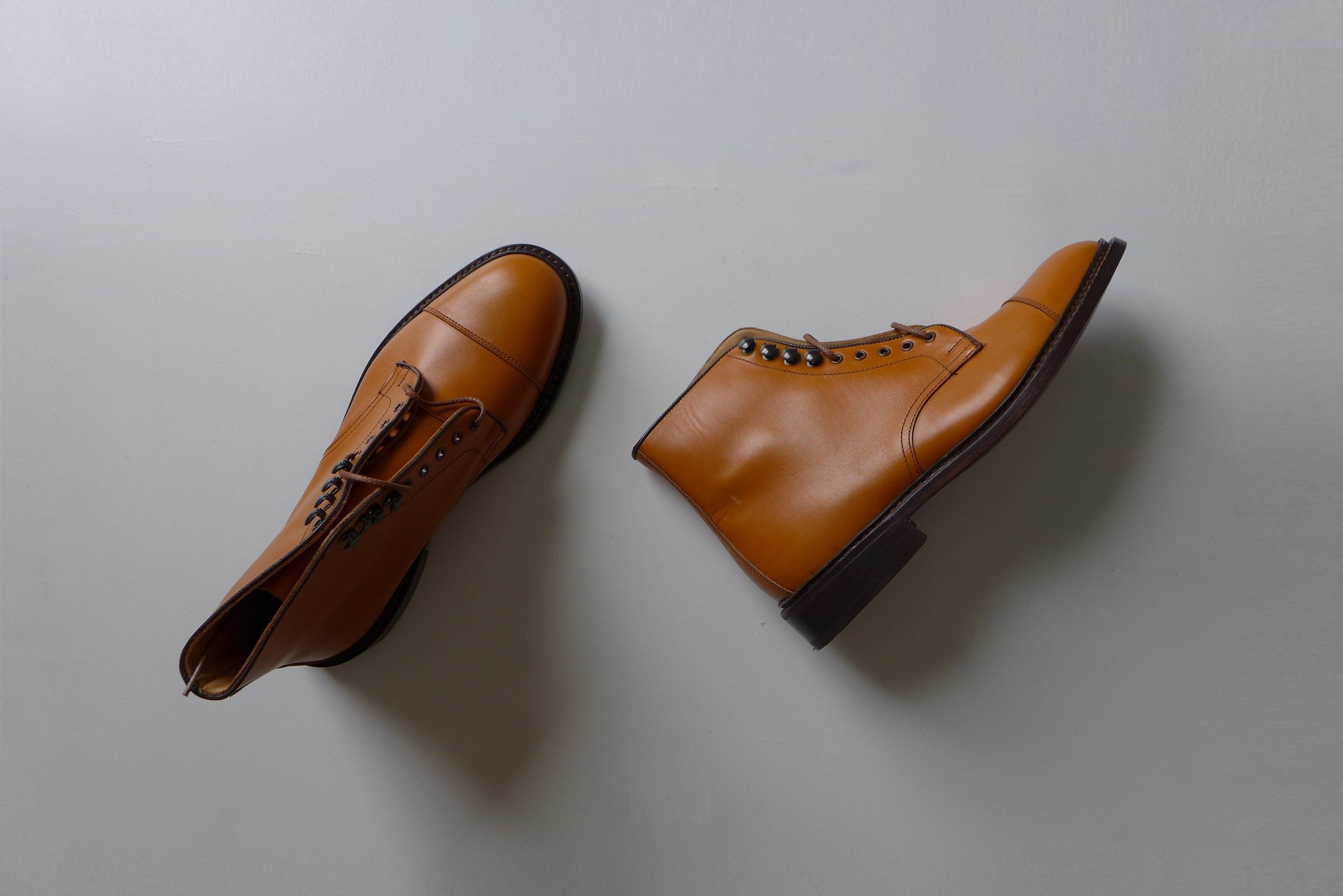 Tricker's Tricker's Scott Boots - Acorn Antique Calf Leather Size US 8 / EU 41 - 3 Thumbnail