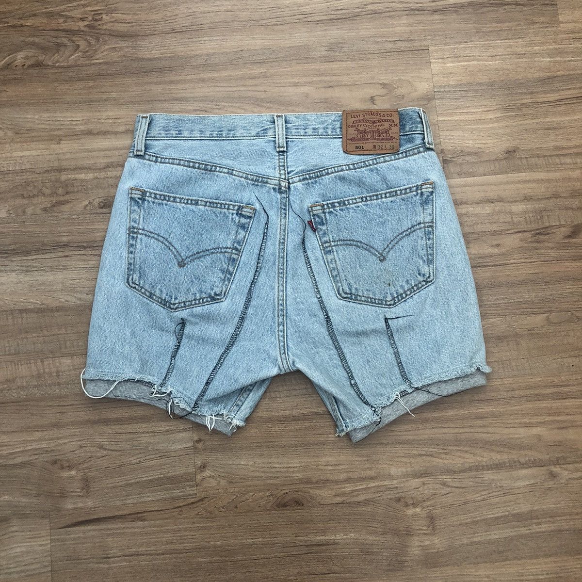 Levi's × Vintage Vintage Levi’s 501 Shorts Jeans Denim 31x14.5 Size 31" - 4 Thumbnail