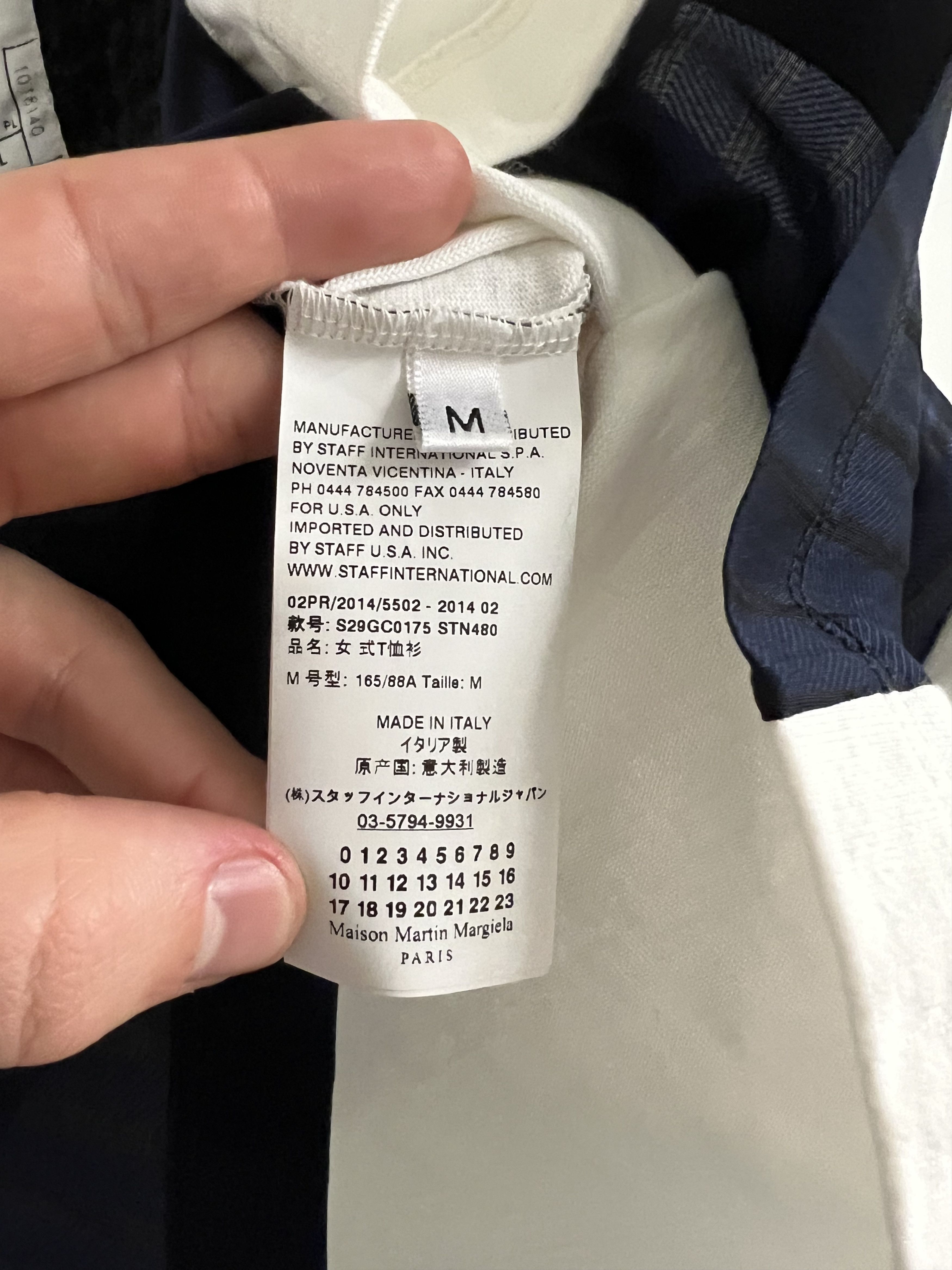 Harris Tweed × Maison Margiela White Label Runway Tee Size US M / EU 48-50 / 2 - 6 Thumbnail