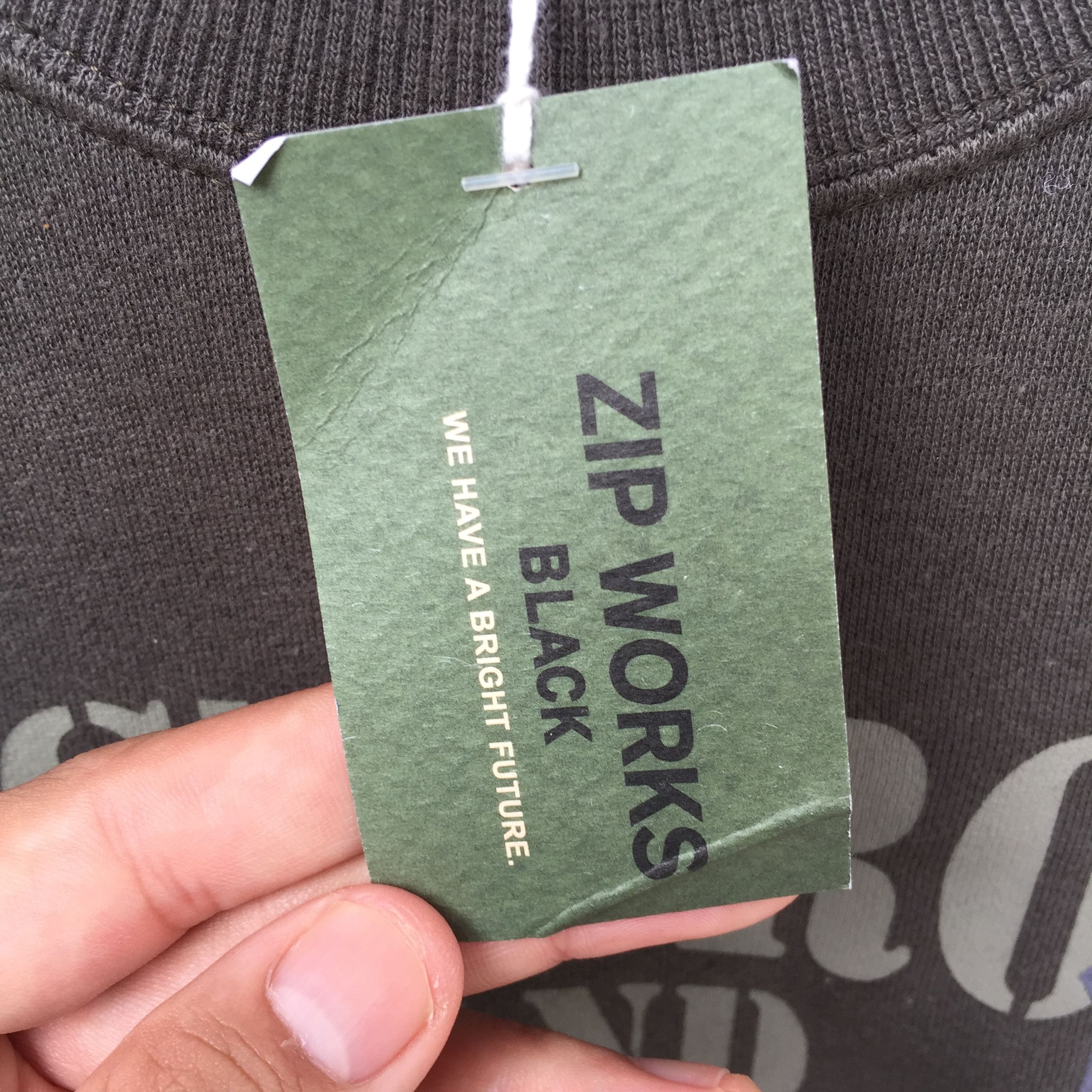 Japanese Brand × Vintage Vintage Zip work Logo spell out sweatshirt Size US S / EU 44-46 / 1 - 3 Thumbnail