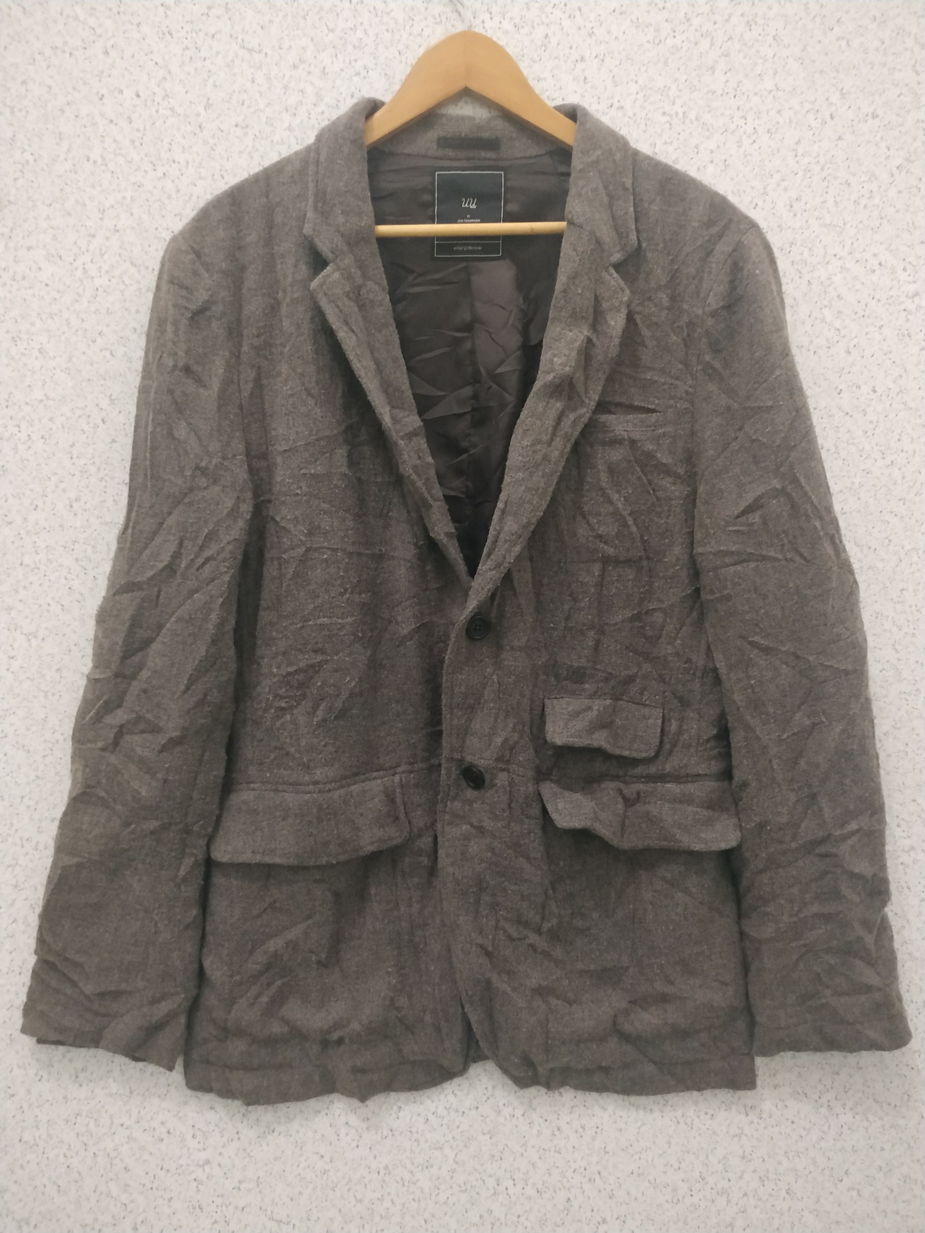 Undercover Jun Takahashi Design Undercover Wool Coat Uniqlo | Grailed