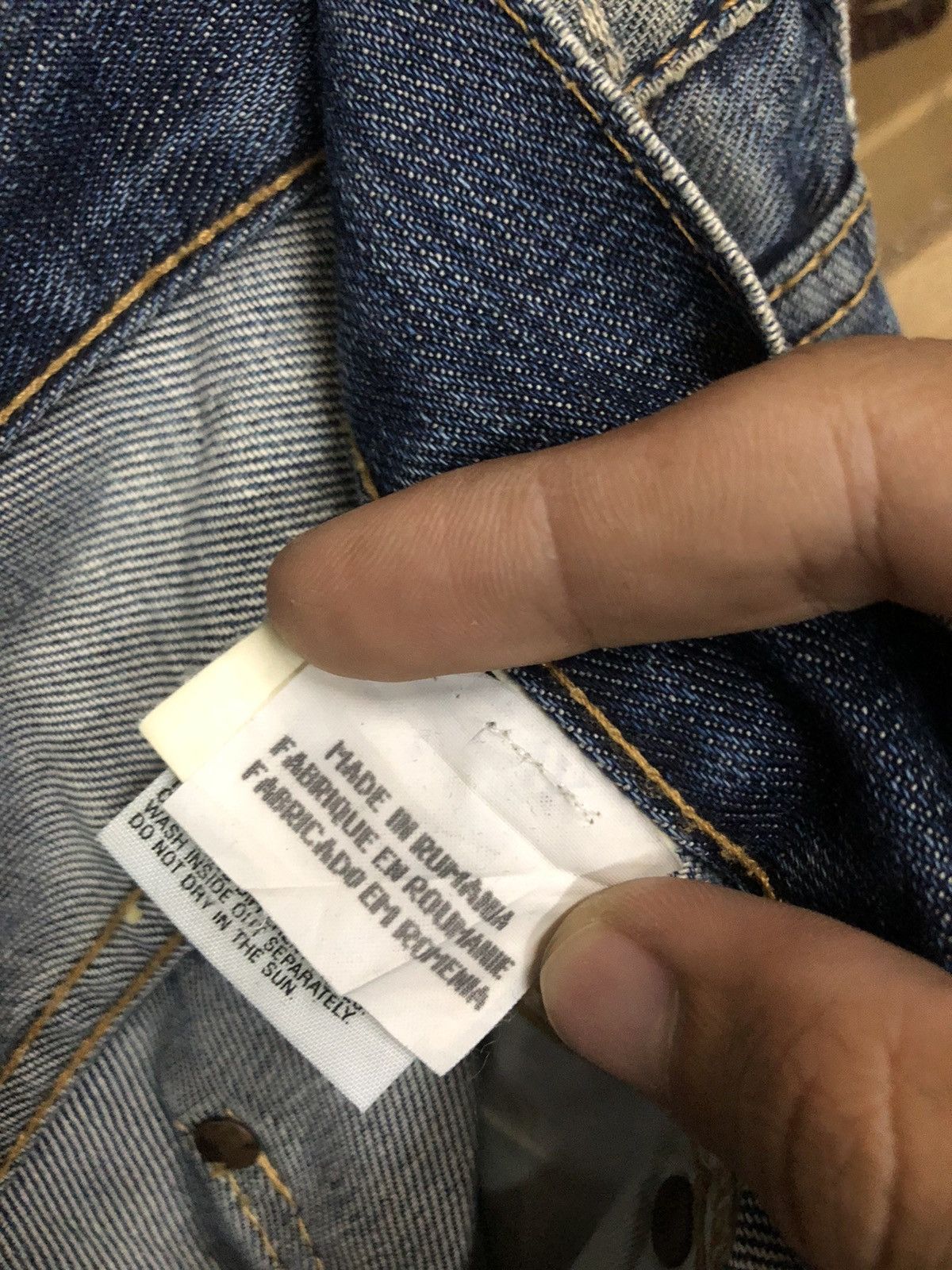 Replay Replay Distressed Butterfly Button Denim Jeans Made Romania Size US 30 / EU 46 - 10 Thumbnail