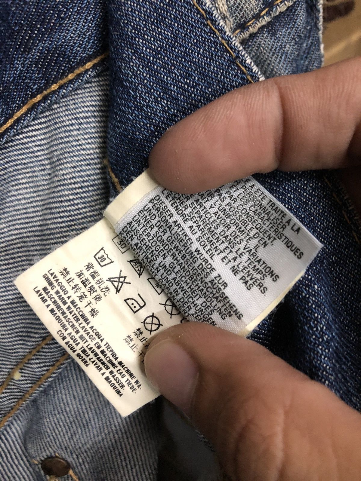 Replay Replay Distressed Butterfly Button Denim Jeans Made Romania Size US 30 / EU 46 - 12 Thumbnail