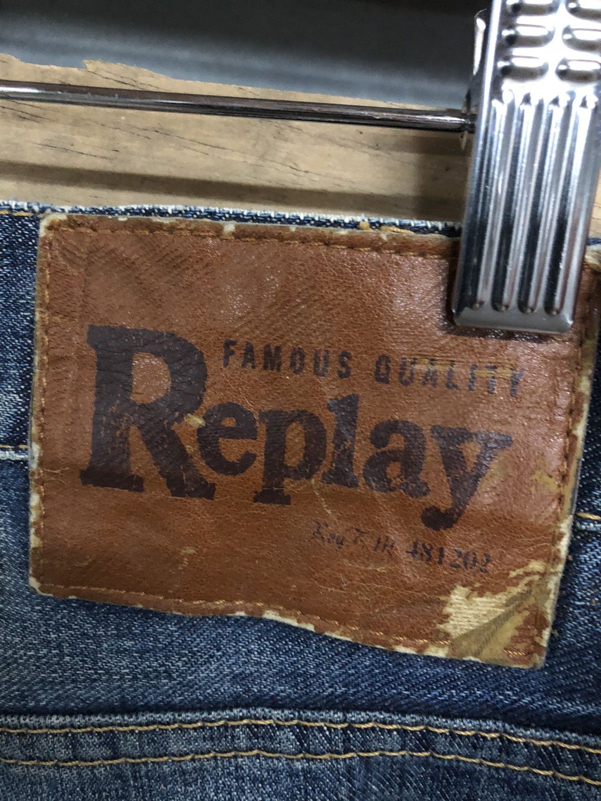 Replay Replay Distressed Butterfly Button Denim Jeans Made Romania Size US 30 / EU 46 - 9 Thumbnail