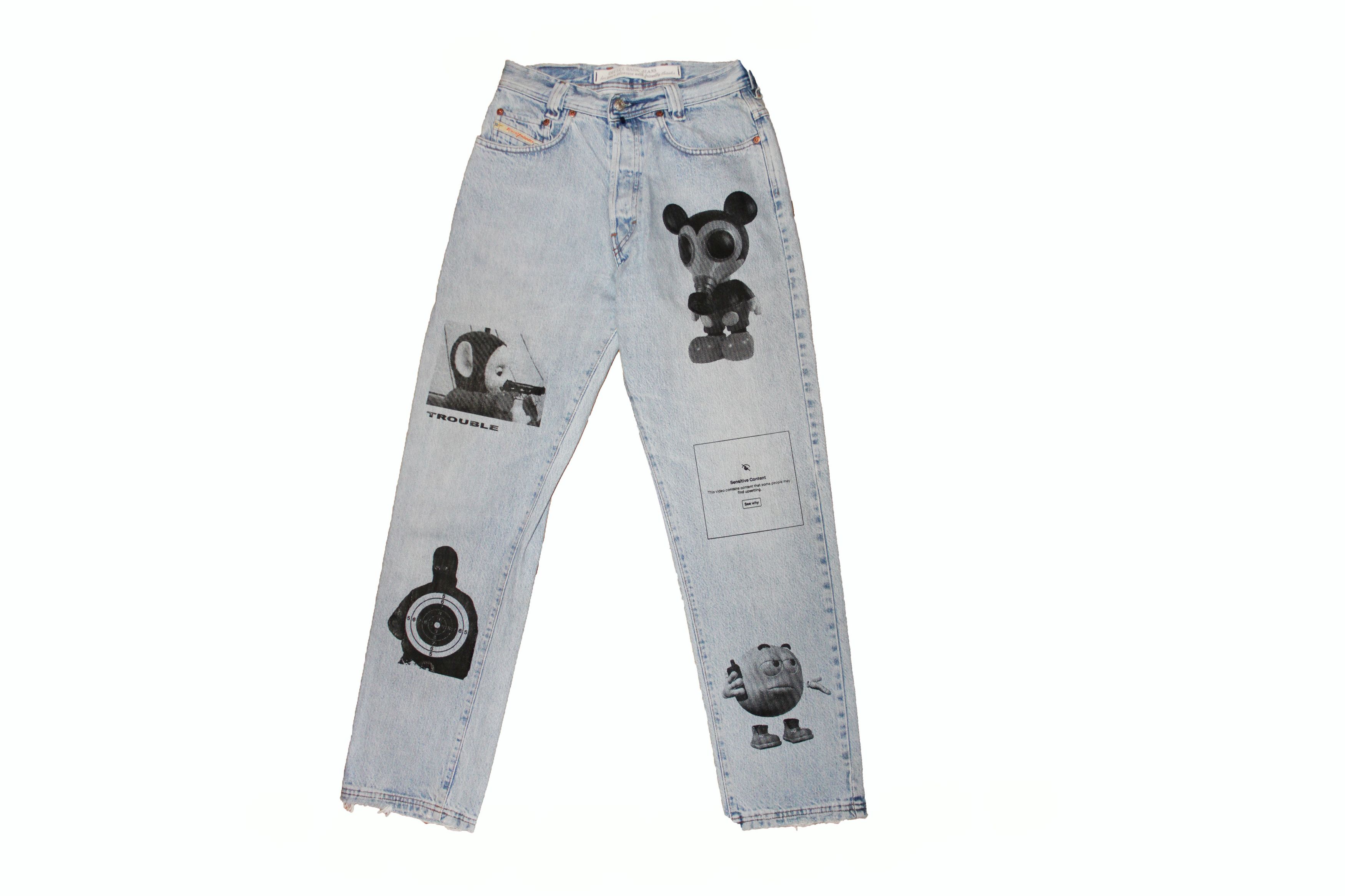 Diesel Vintage Diesel Custom Jeans Size US 29 - 1 Thumbnail