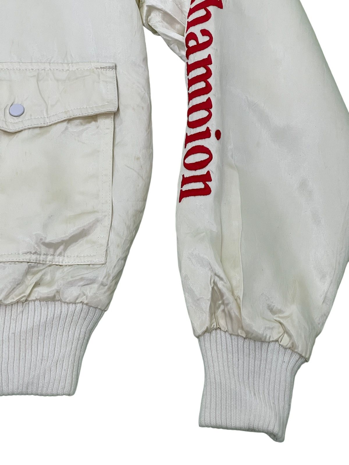 Sports Specialties 90s Ferrari World Champion Bomber Satin Embroydery 4🟩0 Size US L / EU 52-54 / 3 - 11 Thumbnail