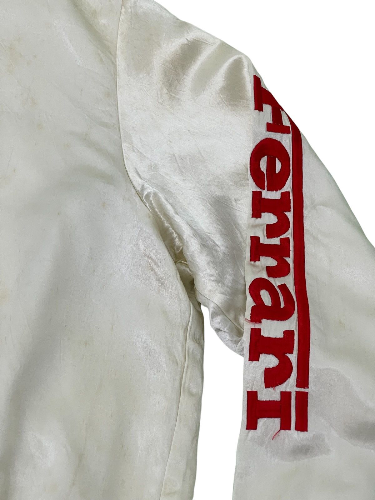 Sports Specialties 90s Ferrari World Champion Bomber Satin Embroydery 4🟩0 Size US L / EU 52-54 / 3 - 6 Thumbnail