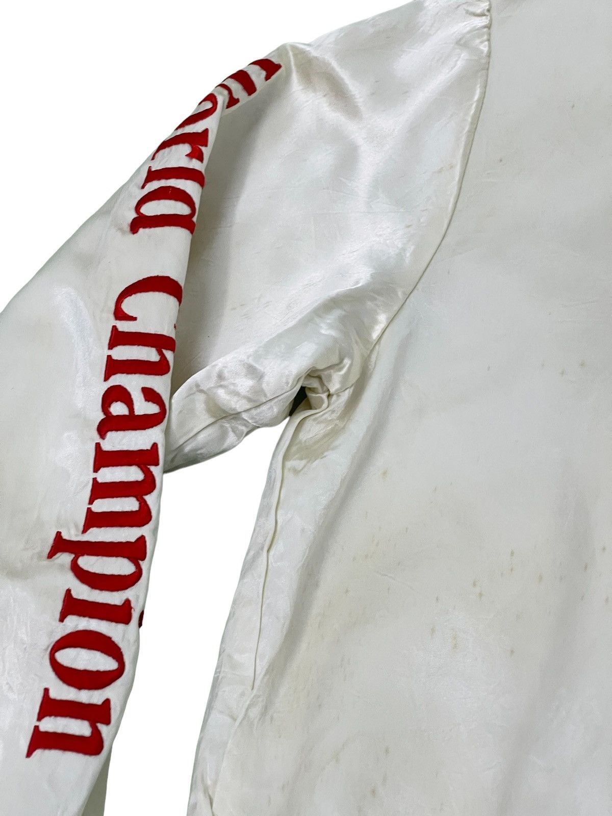 Sports Specialties 90s Ferrari World Champion Bomber Satin Embroydery 4🟩0 Size US L / EU 52-54 / 3 - 7 Thumbnail