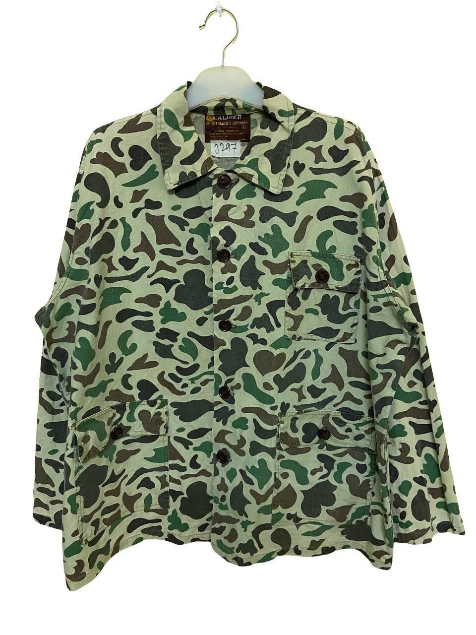 Vintage VINTAGE CAMOUFLAGE ARMY JACKET Size US L / EU 52-54 / 3 - 1 Thumbnail