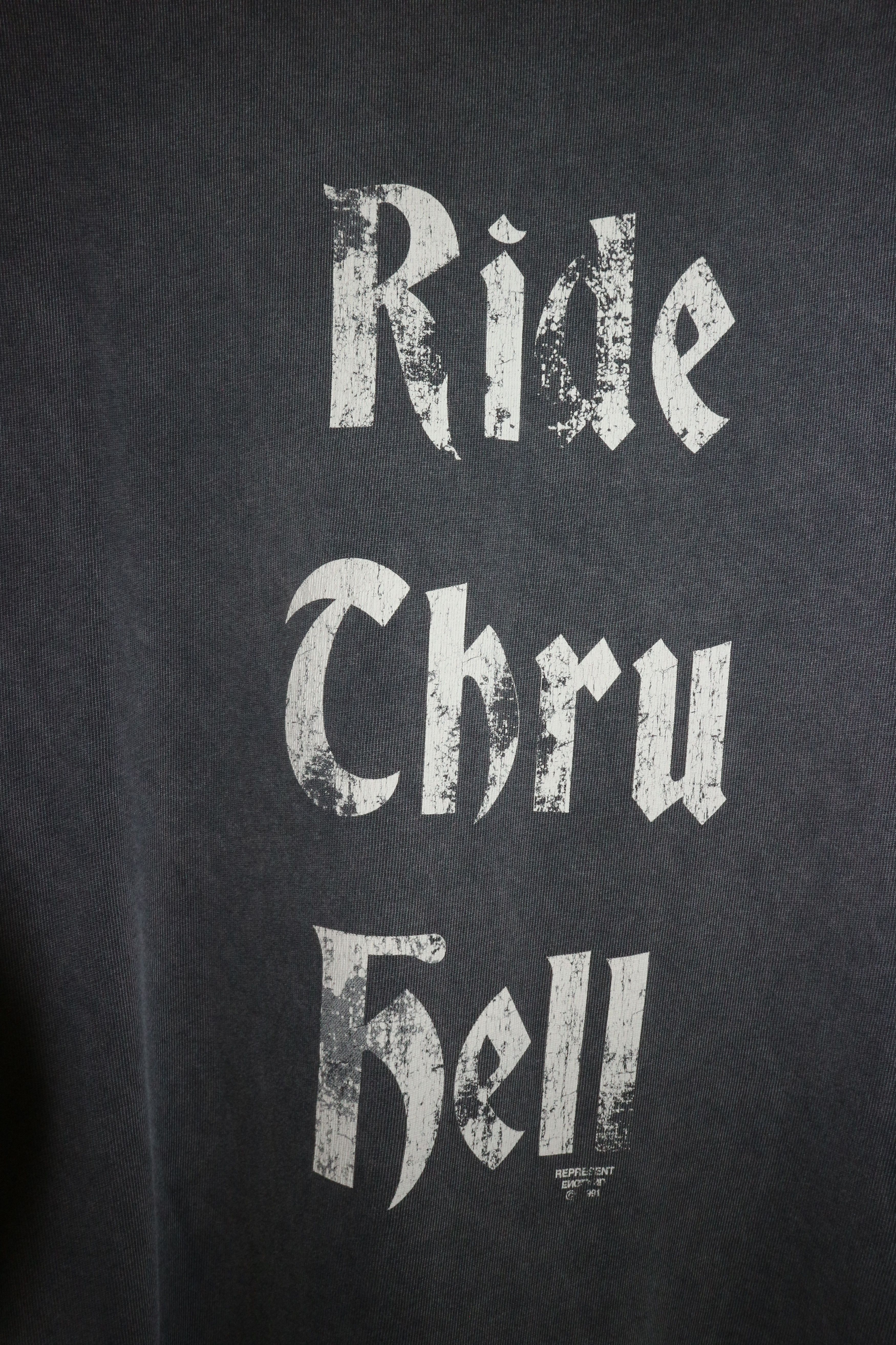 Represent Clo. Ride Thru Hell t-shirt Size US S / EU 44-46 / 1 - 2 Thumbnail