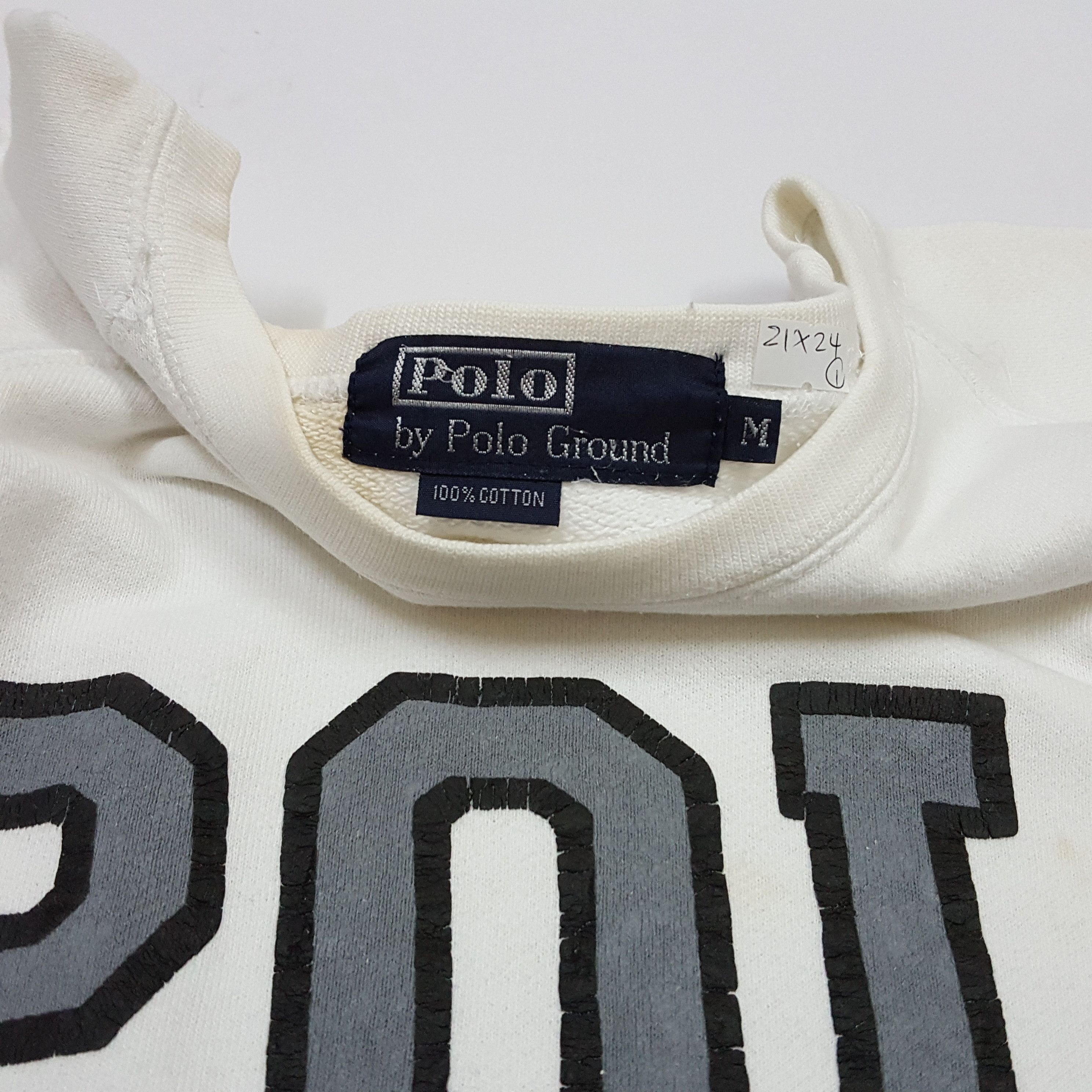 U.S. Polo Assn. Vintage POLO white sweatshirt Size US M / EU 48-50 / 2 - 3 Thumbnail