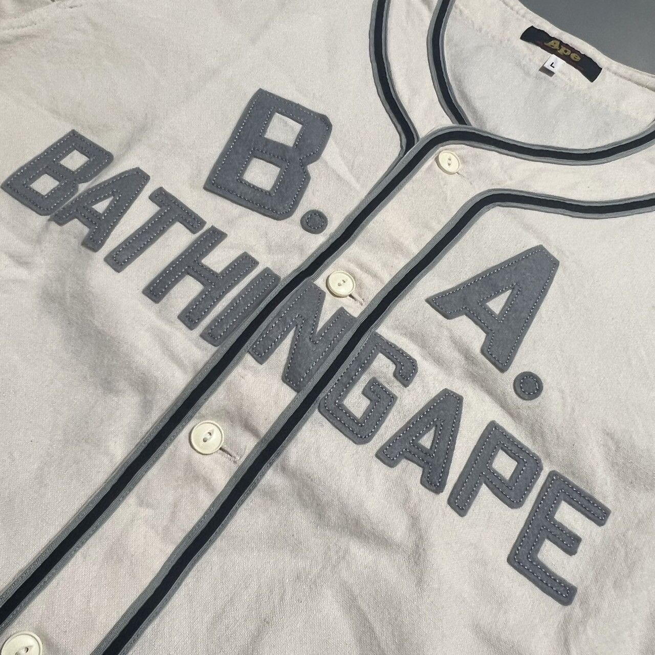 Bape Baseball Shirt Size US L / EU 52-54 / 3 - 2 Thumbnail