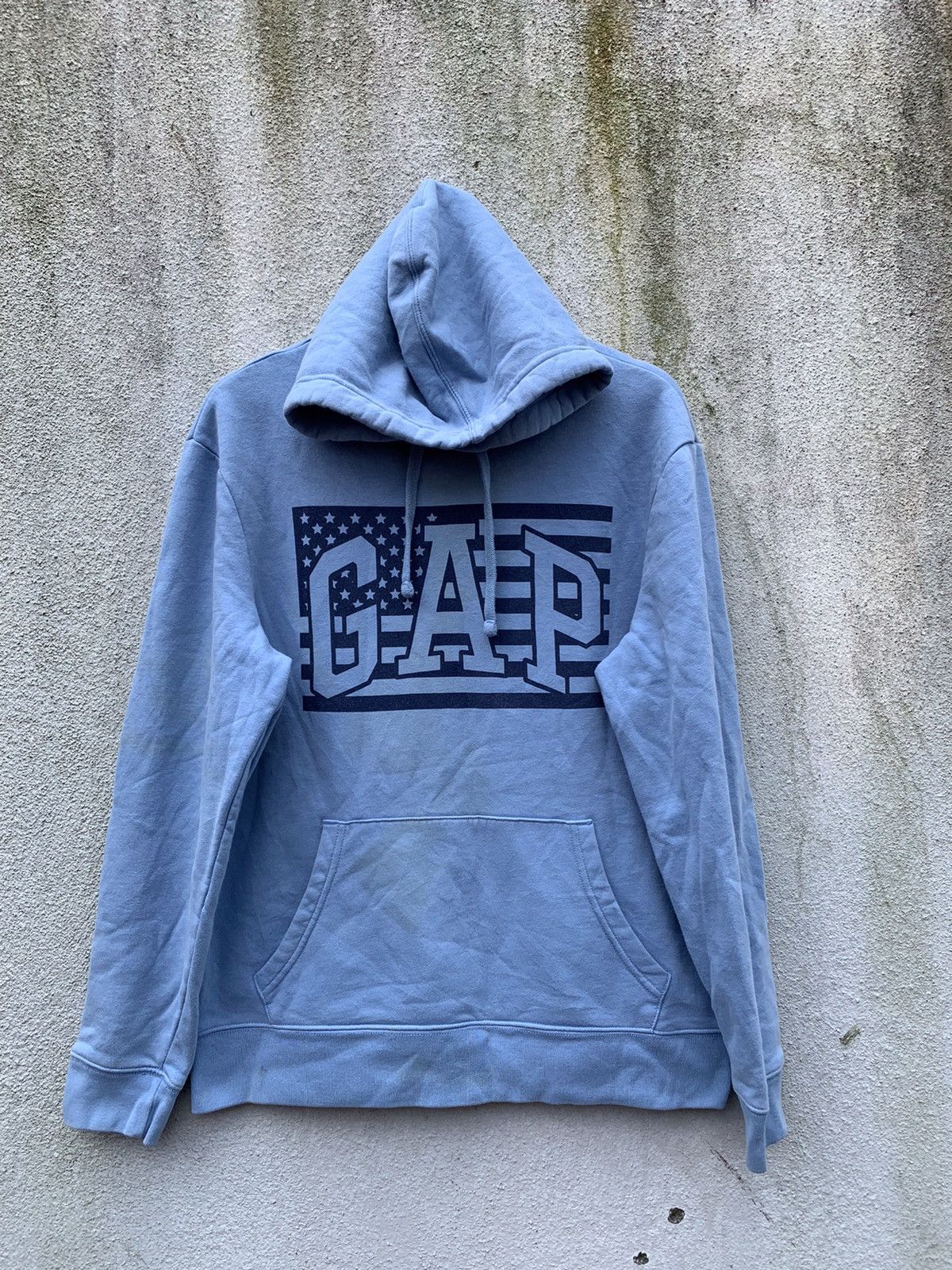 Gap × Vintage GAP Usa Flag Logo Style Kanye Hoodie Sweater Size US M / EU 48-50 / 2 - 1 Thumbnail