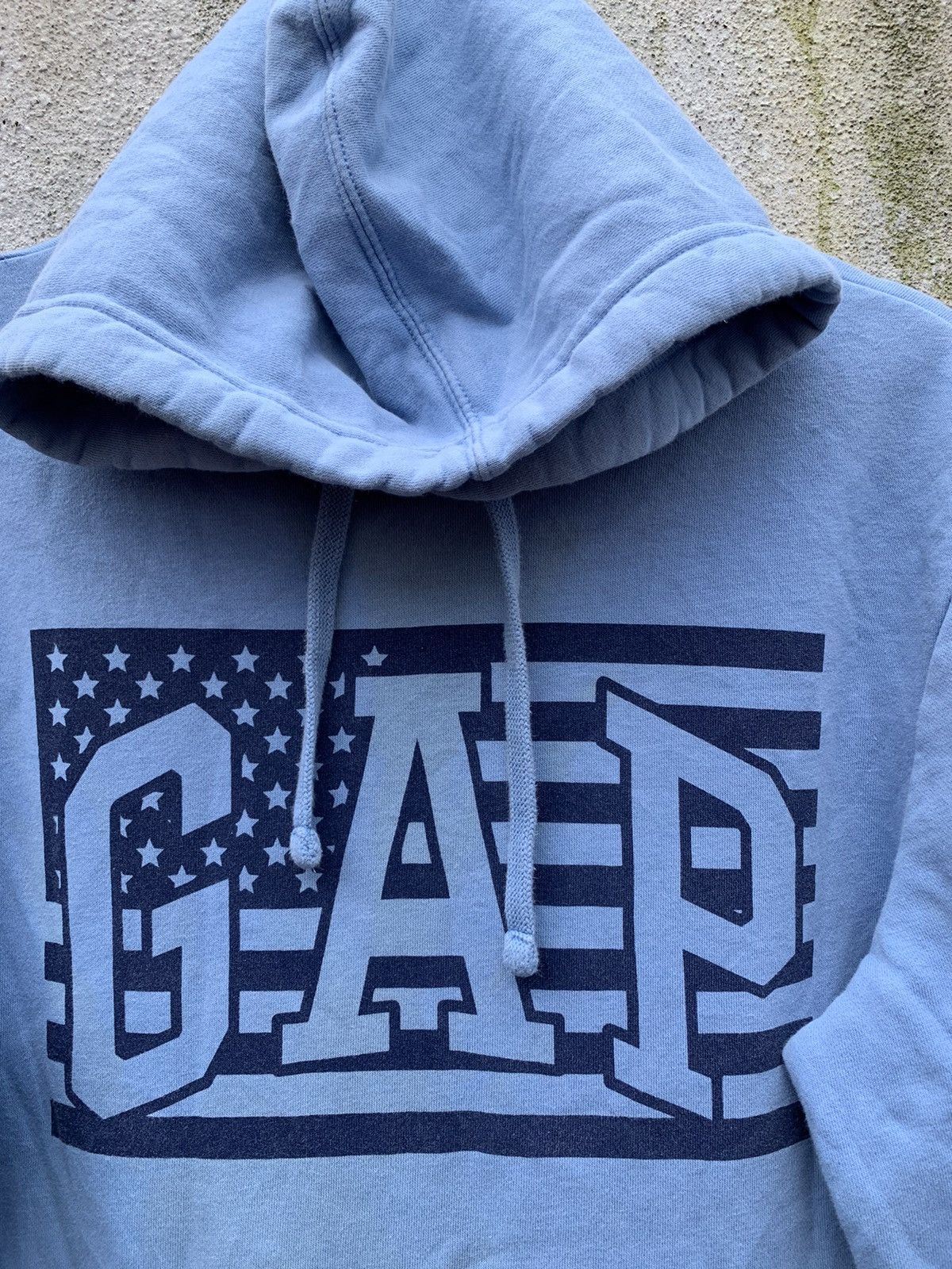 Gap × Vintage GAP Usa Flag Logo Style Kanye Hoodie Sweater Size US M / EU 48-50 / 2 - 2 Thumbnail