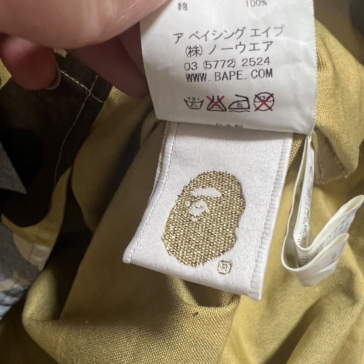 Bape BAPE Sta APE HEAD short sleeve shirts Size US M / EU 48-50 / 2 - 5 Thumbnail