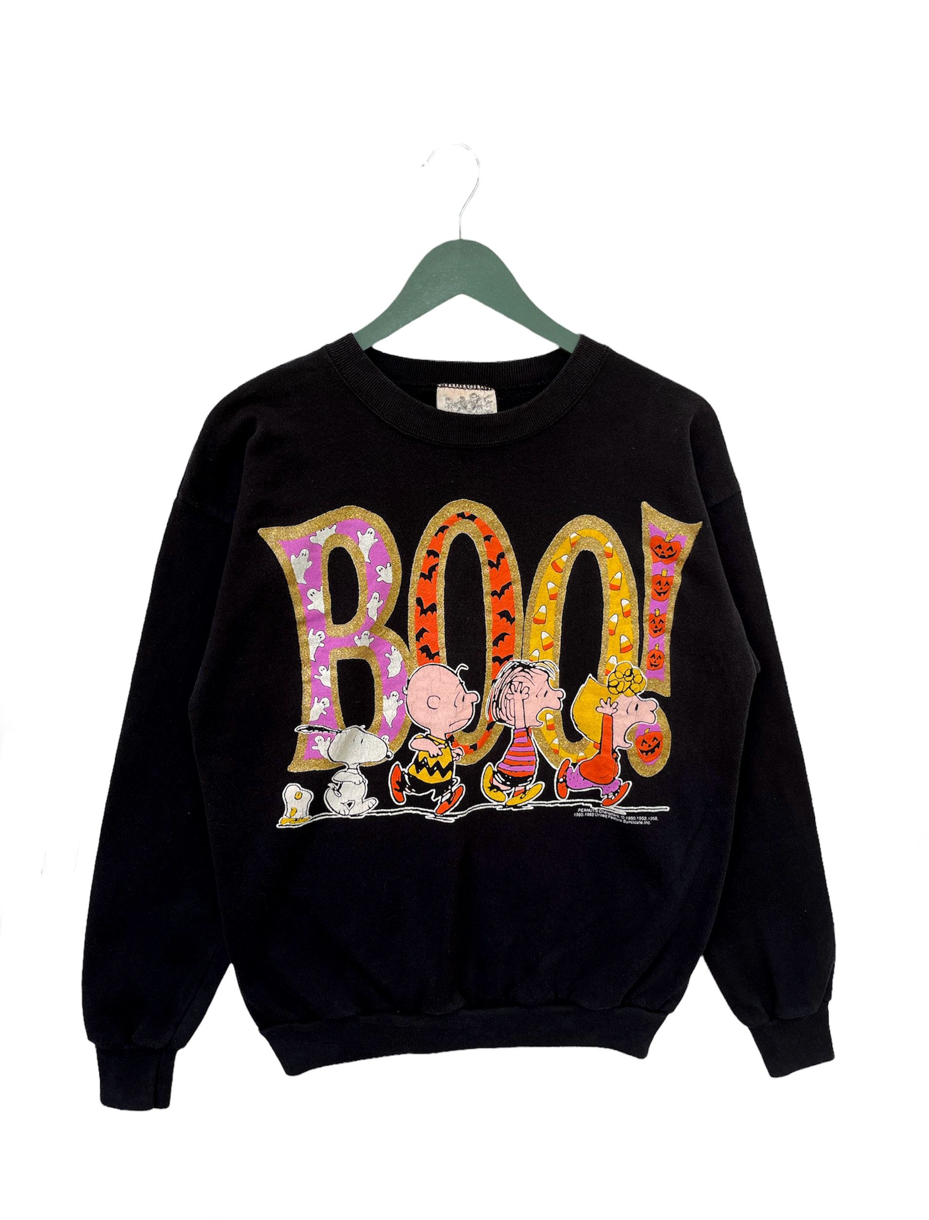 Peanuts × Vintage Vintage 80s Peanuts Characters Halloween Sweatshirt Size US L / EU 52-54 / 3 - 1 Thumbnail