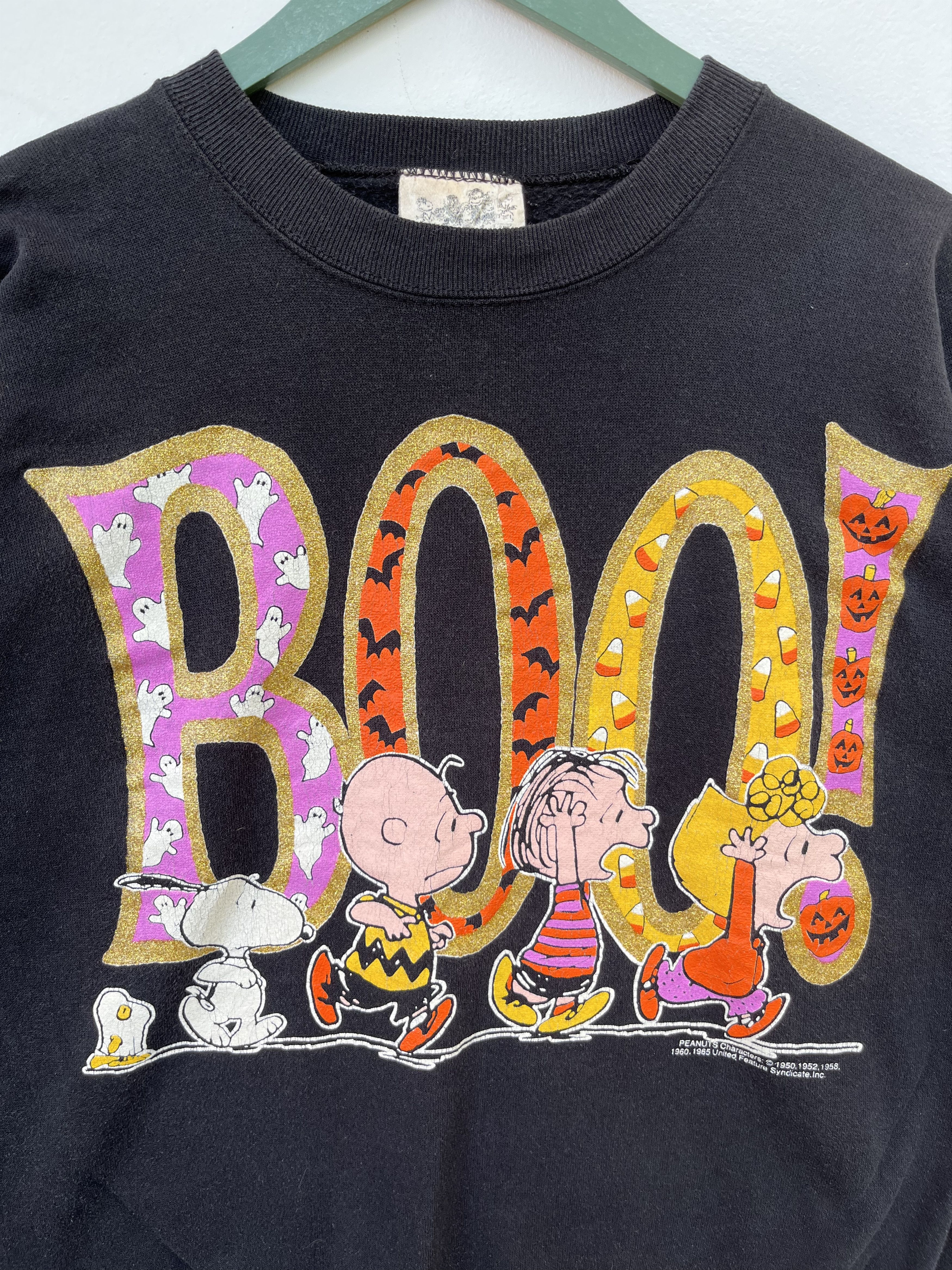 Peanuts × Vintage Vintage 80s Peanuts Characters Halloween Sweatshirt Size US L / EU 52-54 / 3 - 3 Thumbnail