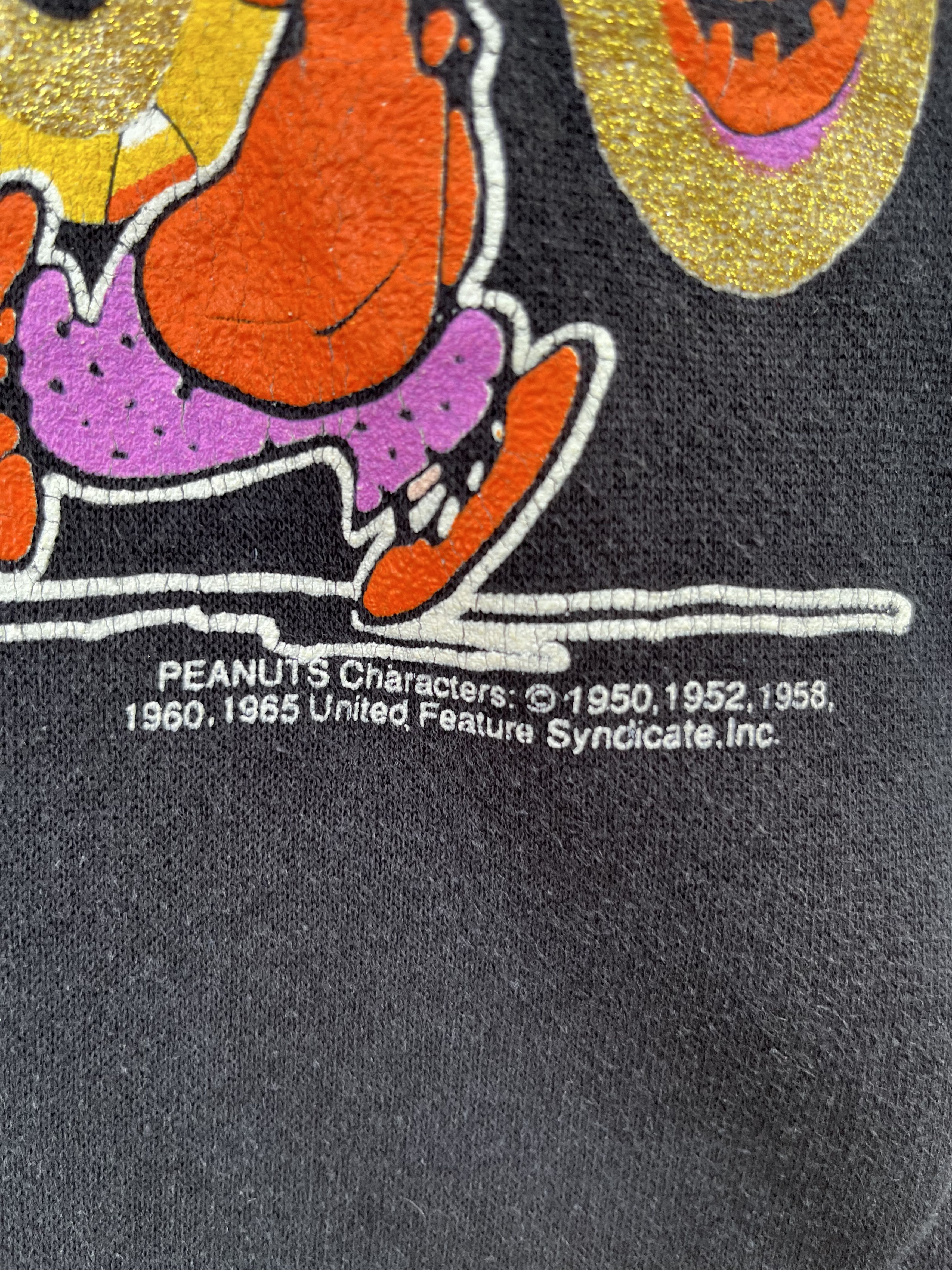 Peanuts × Vintage Vintage 80s Peanuts Characters Halloween Sweatshirt Size US L / EU 52-54 / 3 - 5 Thumbnail
