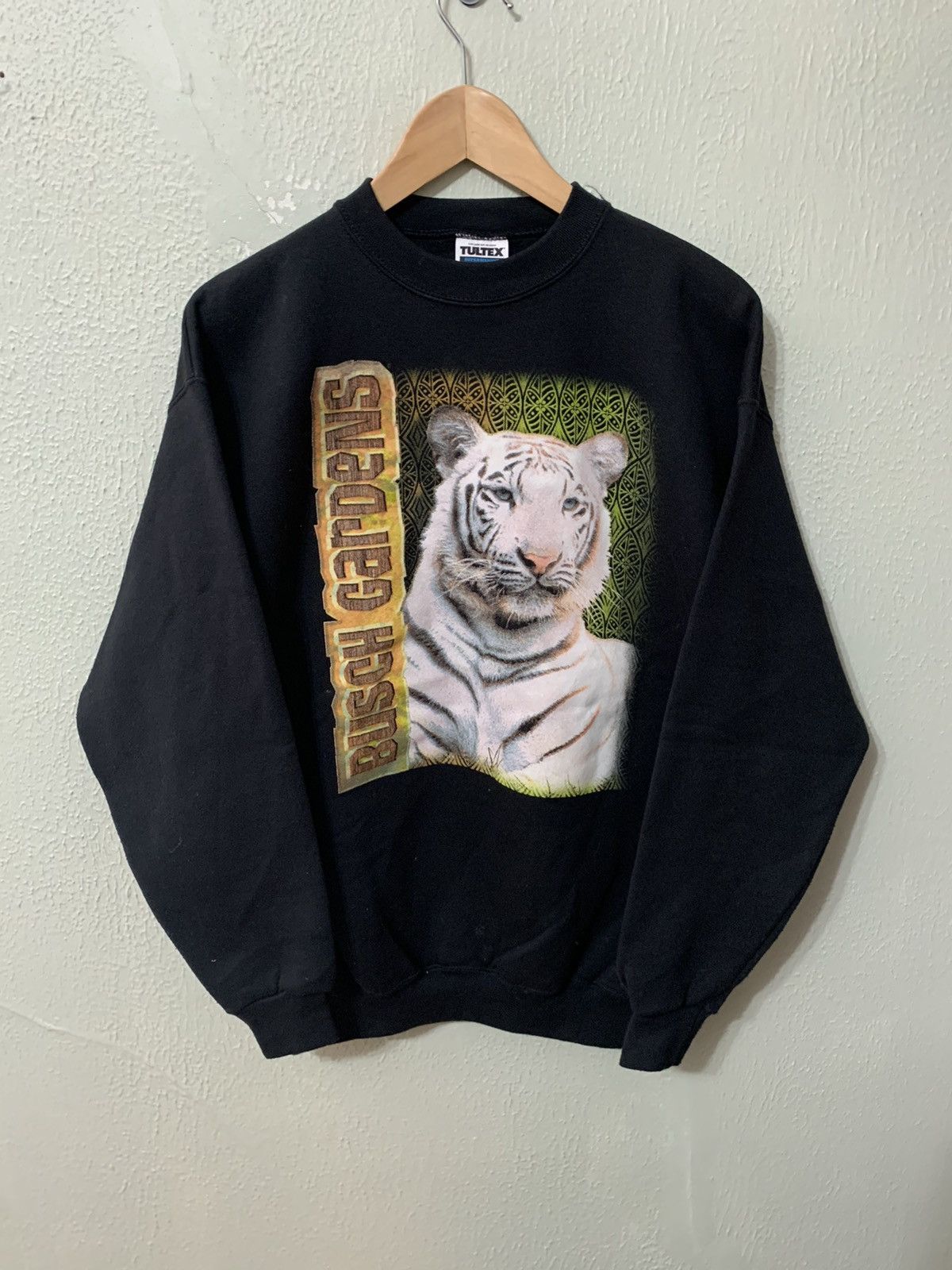 Vintage Vintage Busch Gardens White Siberian Tiger Crewneck Size US M / EU 48-50 / 2 - 1 Thumbnail